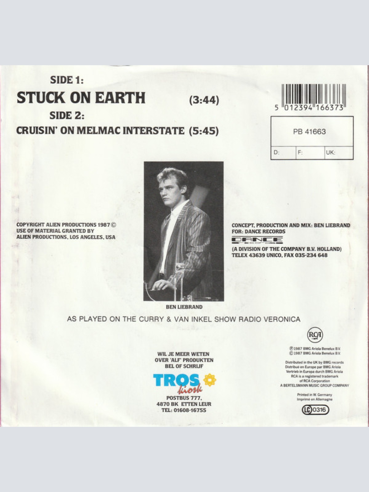 Vinyl / ALF (2) - Stuck On Earth