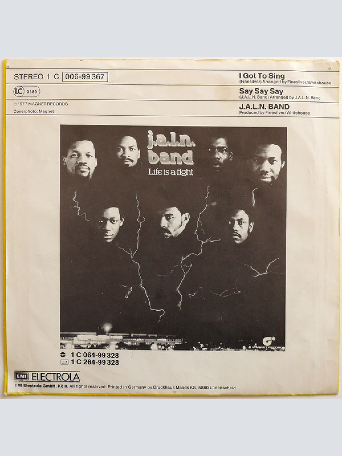 Vinyl / J.A.L.N. Band - I Got To Sing / Say Say Say