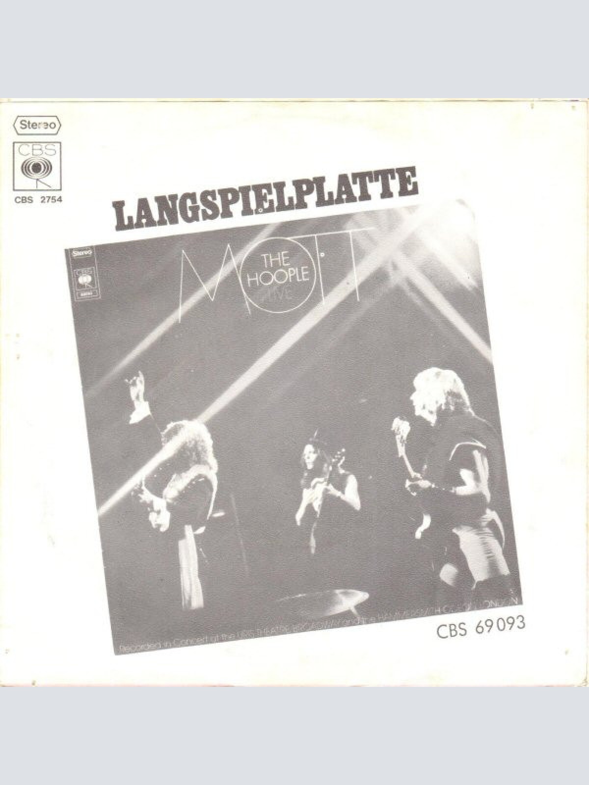 Vinyl / Mott The Hoople - Saturday Gig