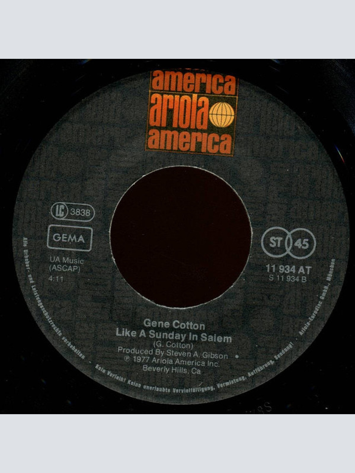 Vinyl / Gene Cotton - Before My Heart Finds Out