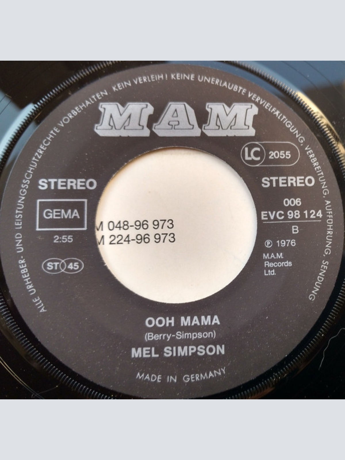 Vinyl / Mel Simpson (4) - Home On The Road