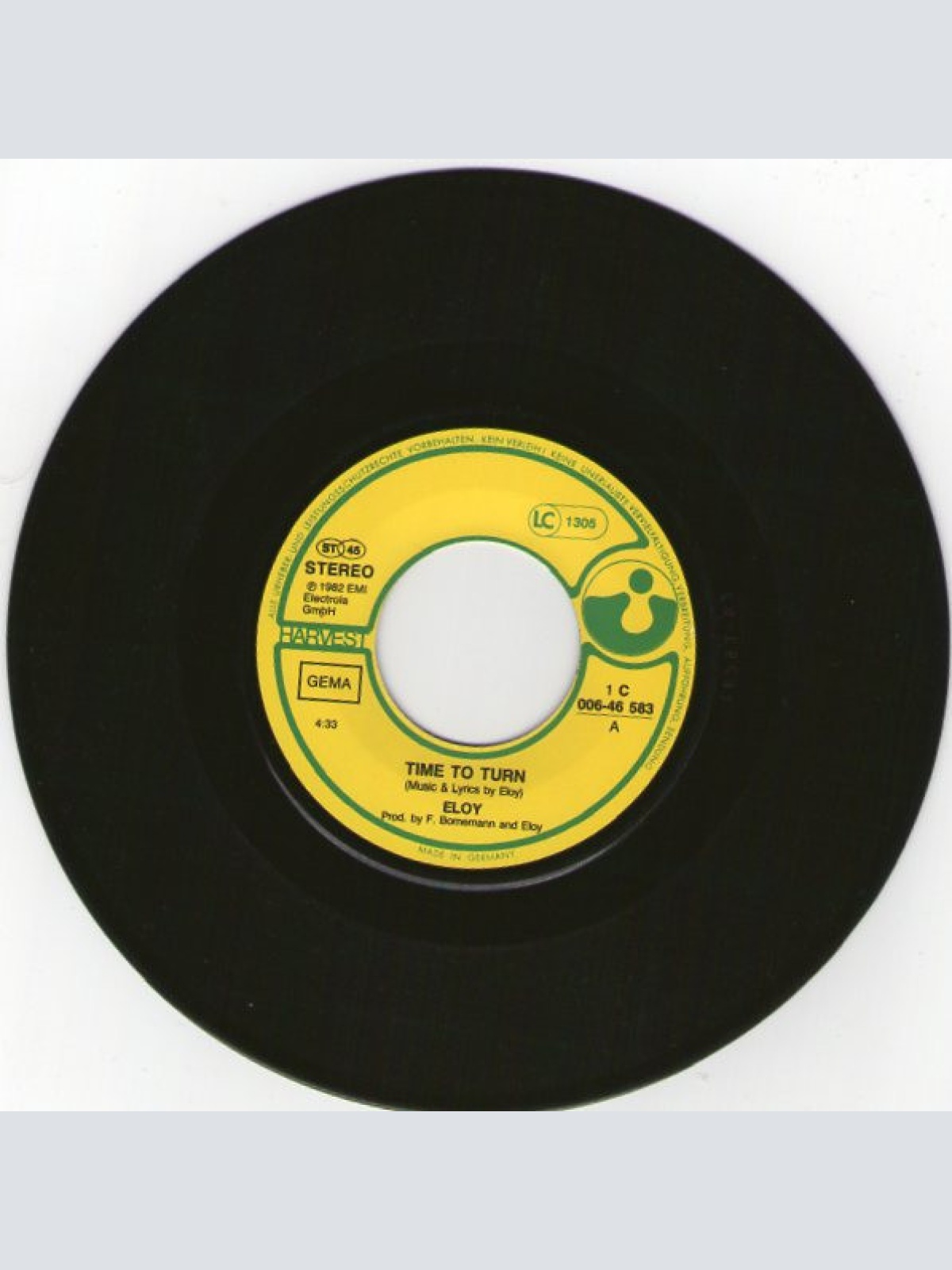 Vinyl / Eloy - Time To Turn