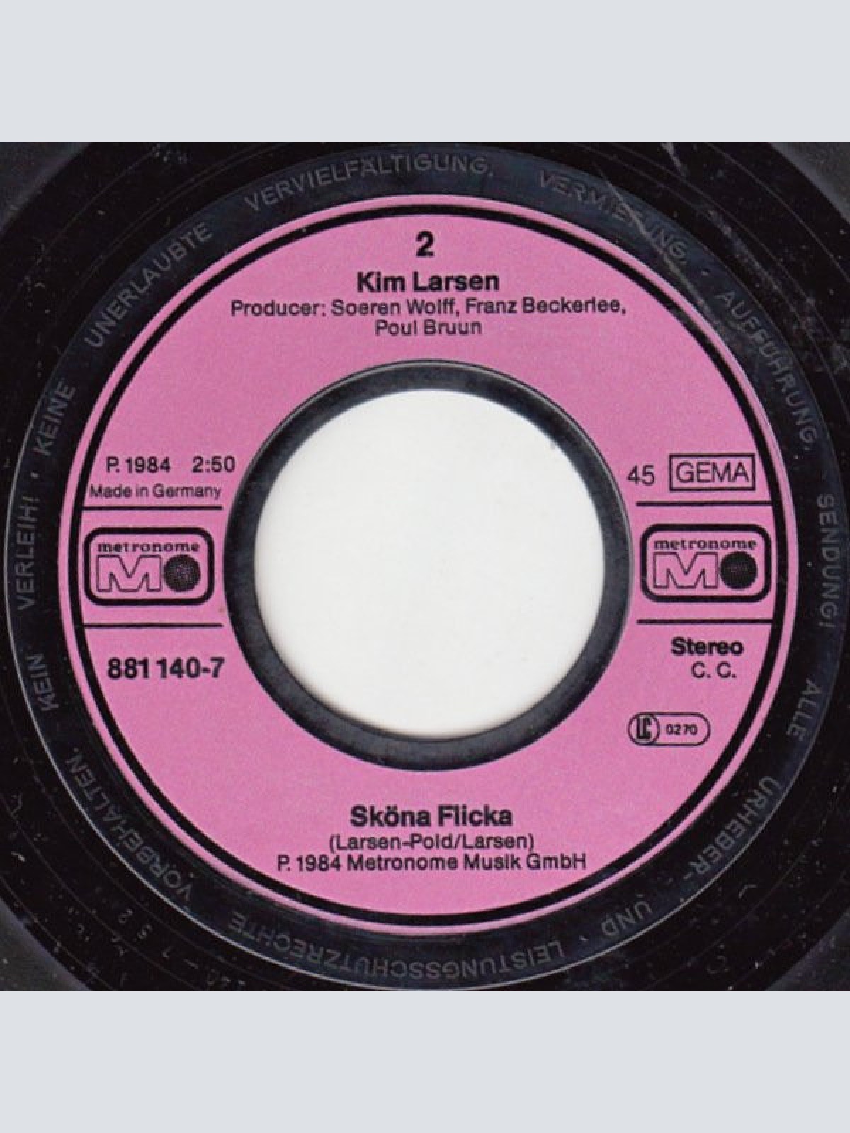 Vinyl / Kim Larsen - Knock Knock