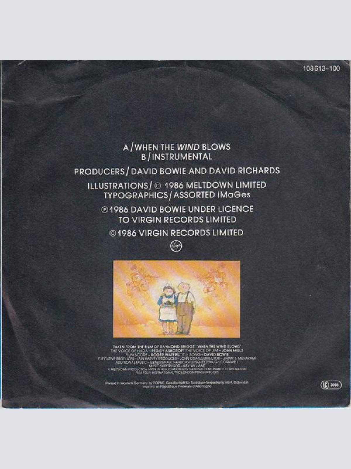 Vinyl / David Bowie - When The Wind Blows