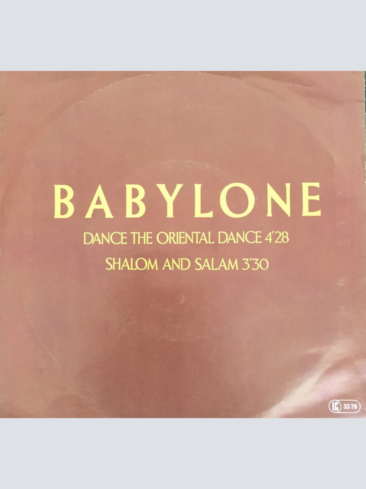 Vinyl / Babylone - Dance The Oriental Dance