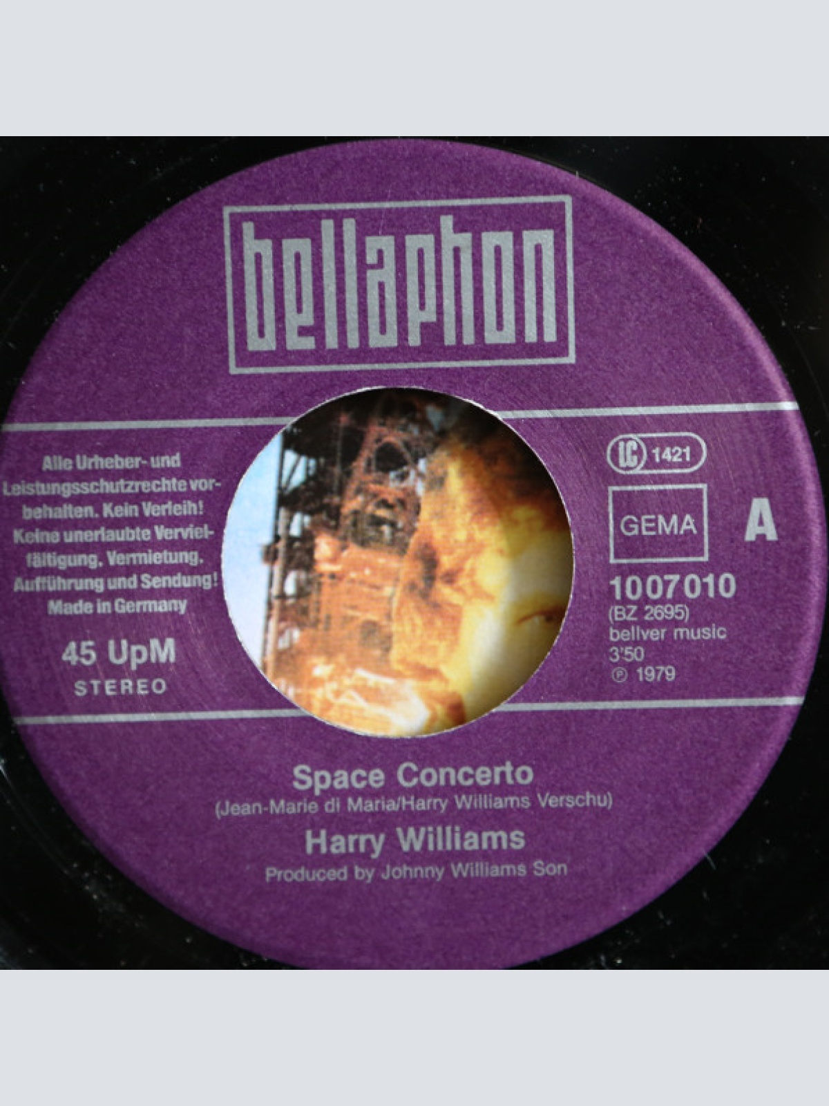 Vinyl / Harry Williams* - Space Concerto