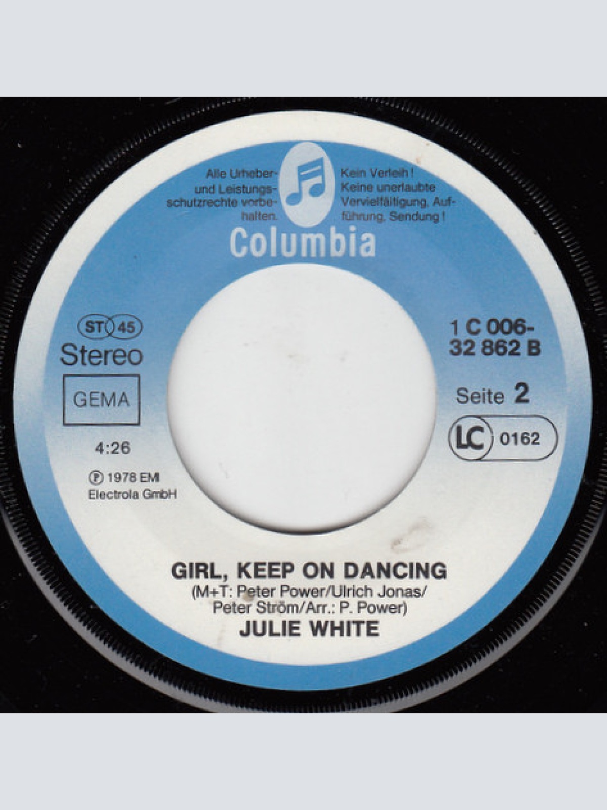Vinyl / Julie White (2) - Let's Sing Our Song