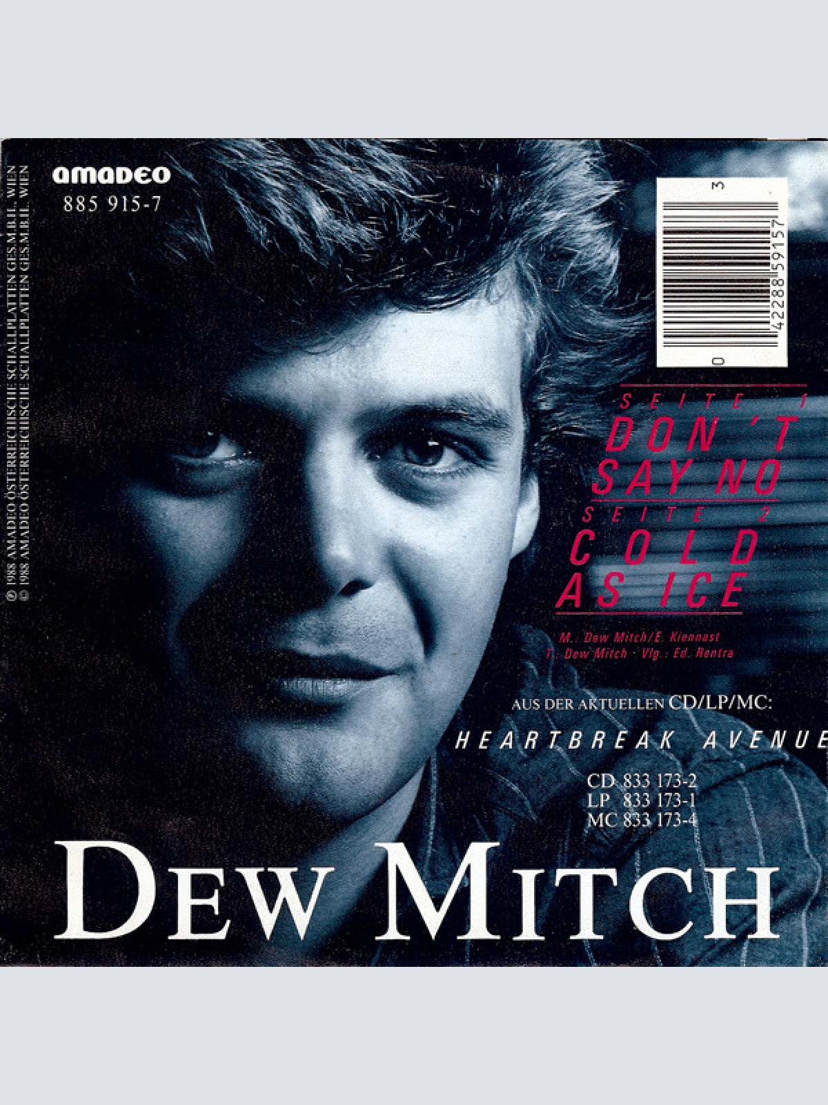 Vinyl / Dew Mitch - Don't Say No