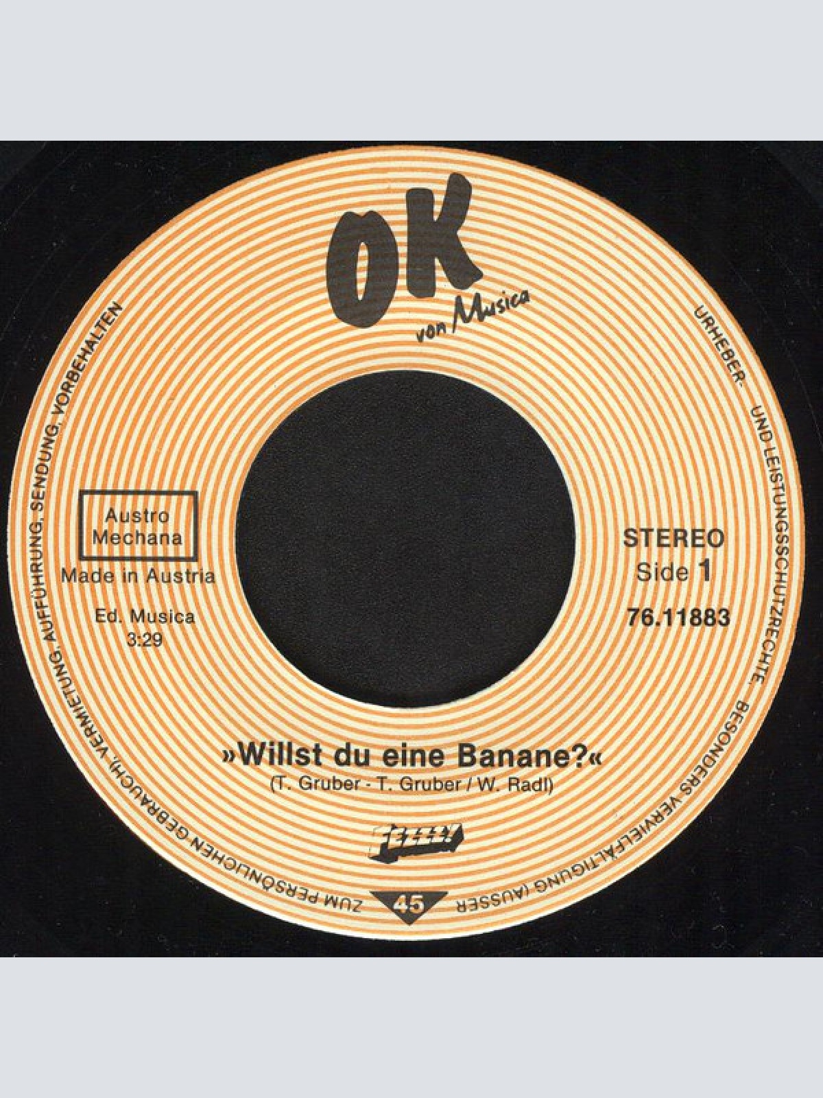 Vinyl / Fezzz! - Willst Du Eine Banane? / Sand Am Strand!