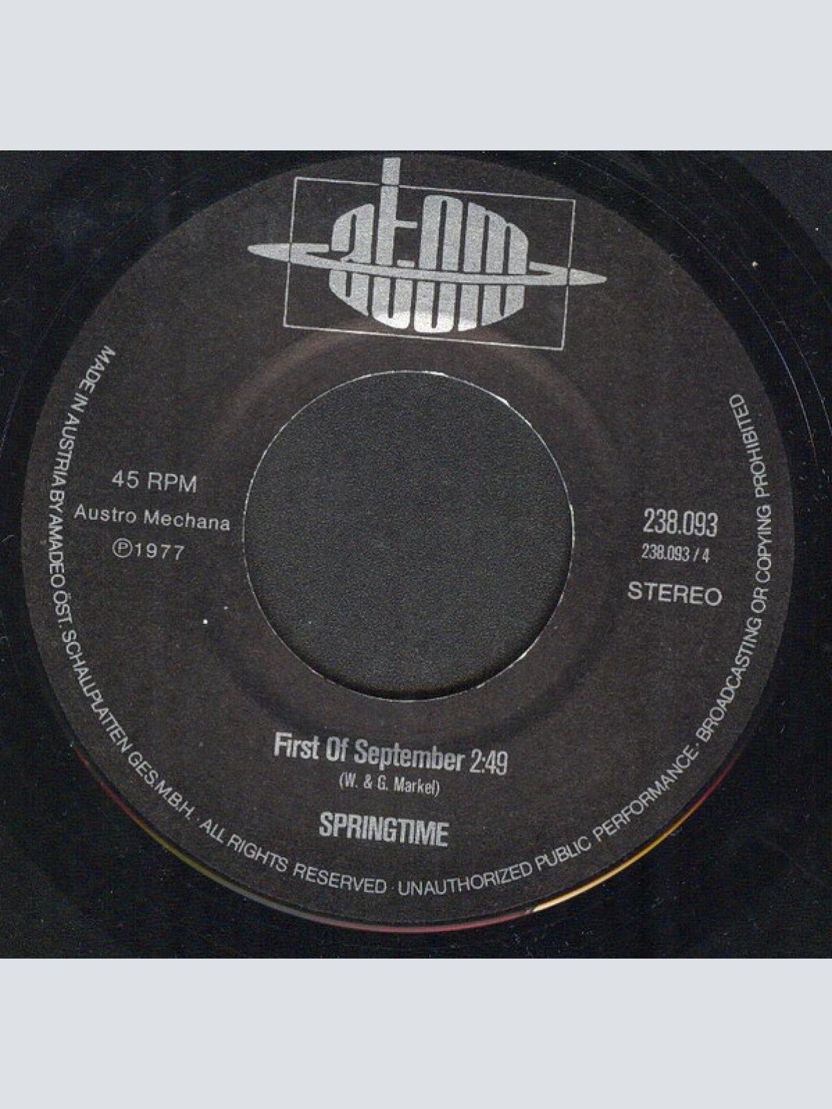 Vinyl / Springtime (3) - Mr. Captain