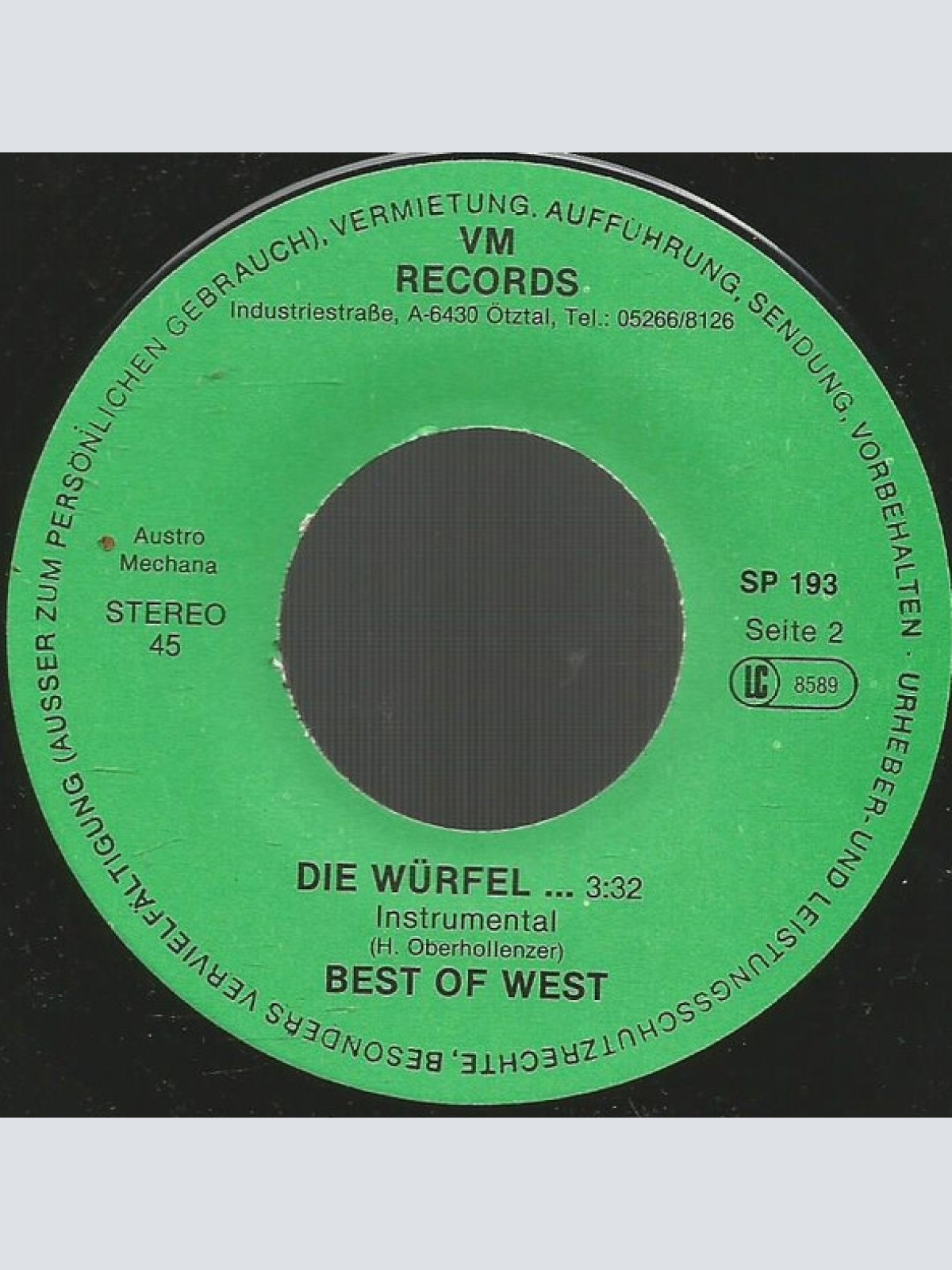 Vinyl / Best Of West - Die Würfel...
