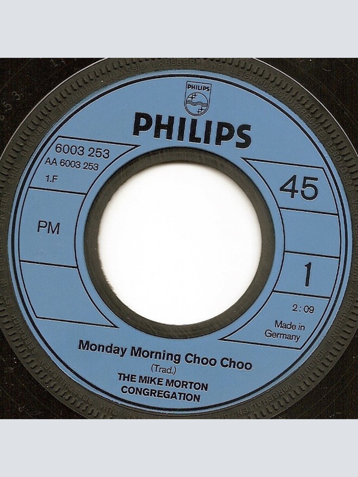 Vinyl / The Mike Morton Congregation - Monday Morning Choo Choo