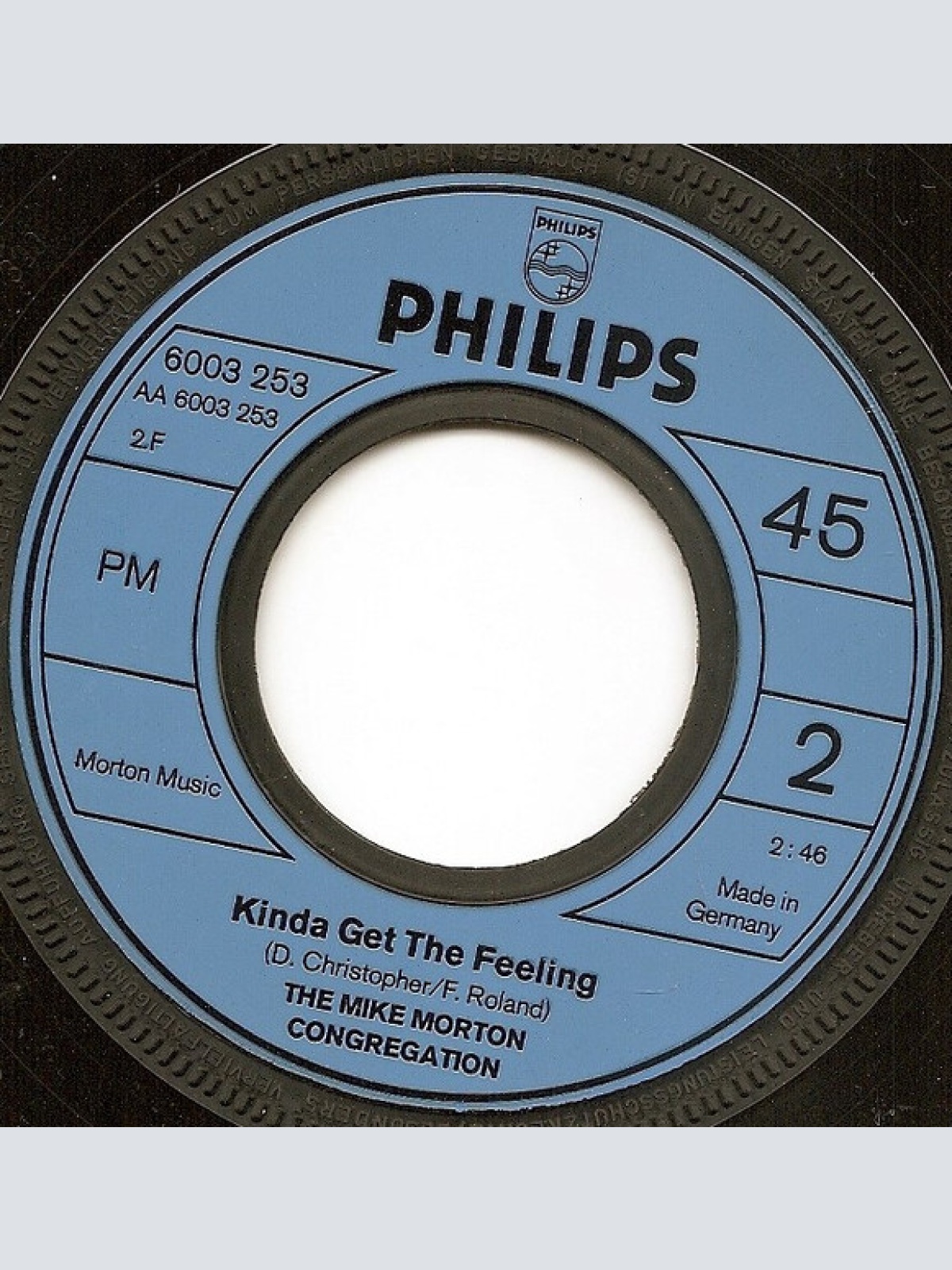 Vinyl / The Mike Morton Congregation - Monday Morning Choo Choo