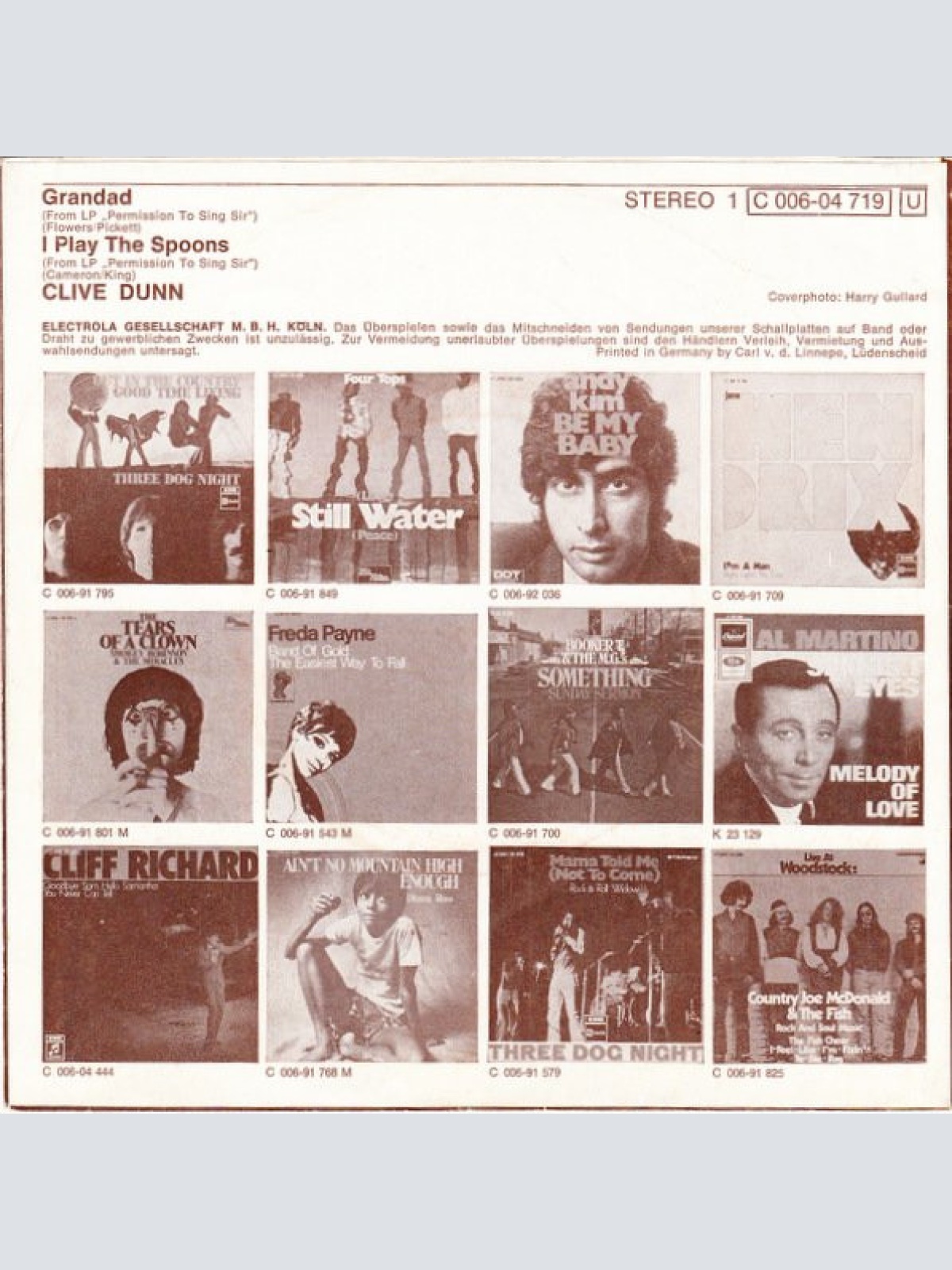 Vinyl / Clive Dunn - Grandad