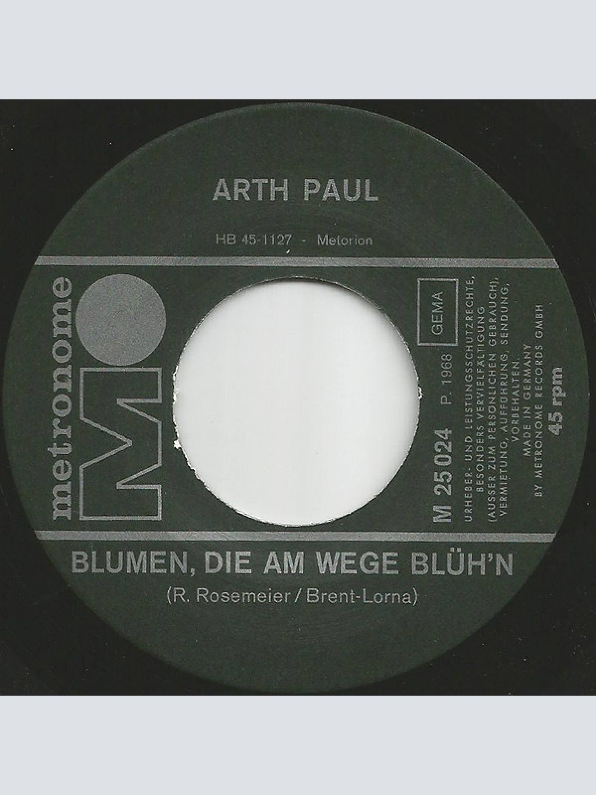 Vinyl / Arth Paul - Wenn Hochzeitsglocken Läuten