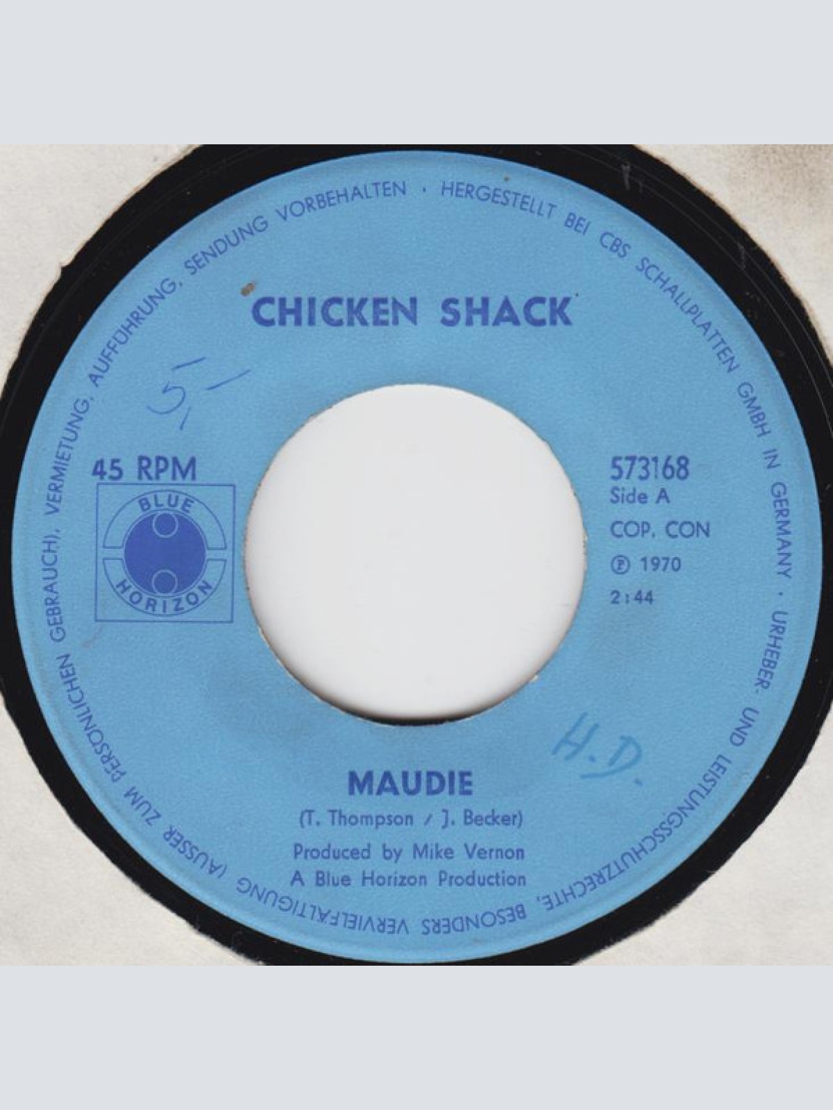 Vinyl / Chicken Shack - Maudie