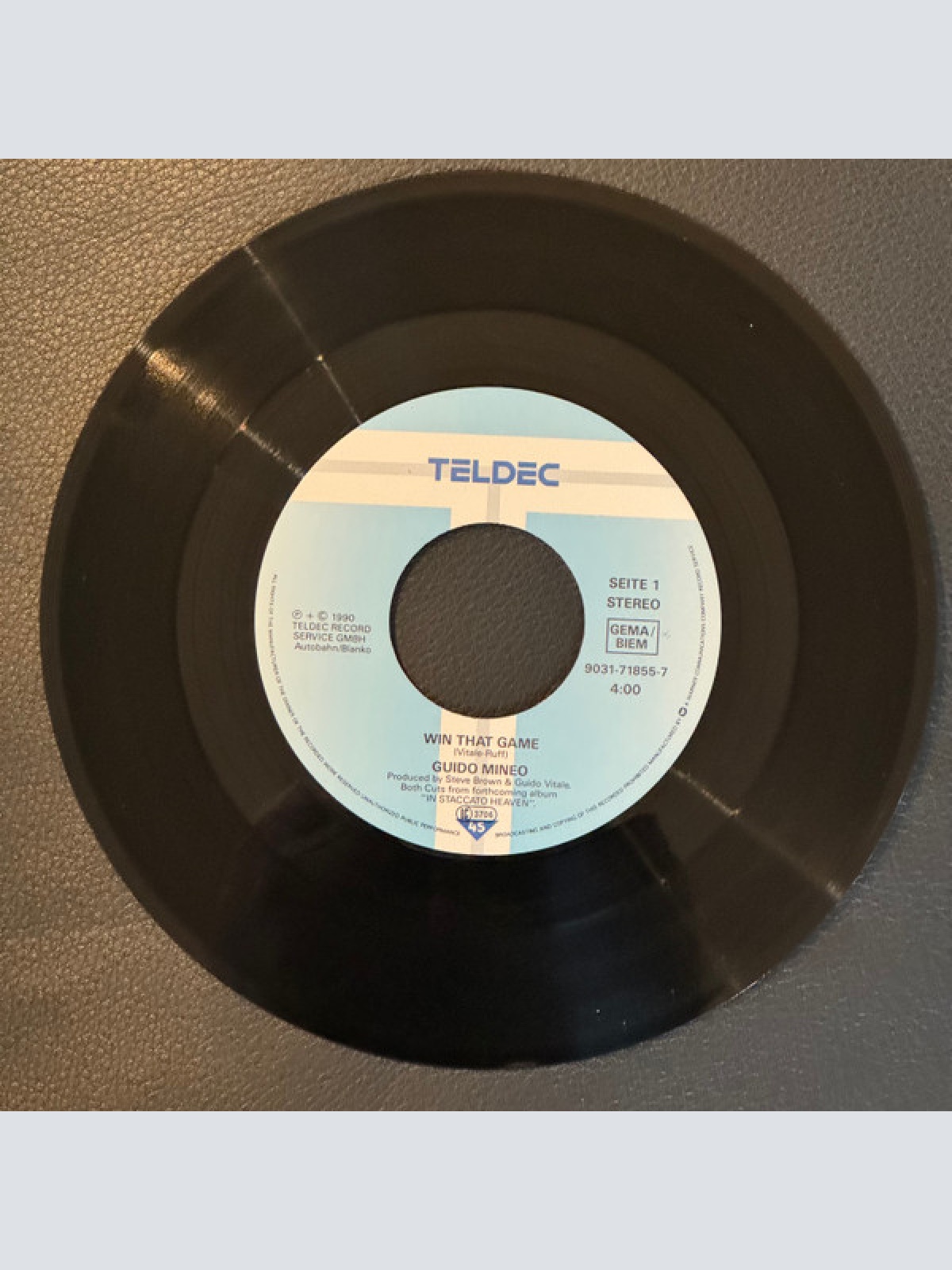 Vinyl / Guido Mineo - Win That Game