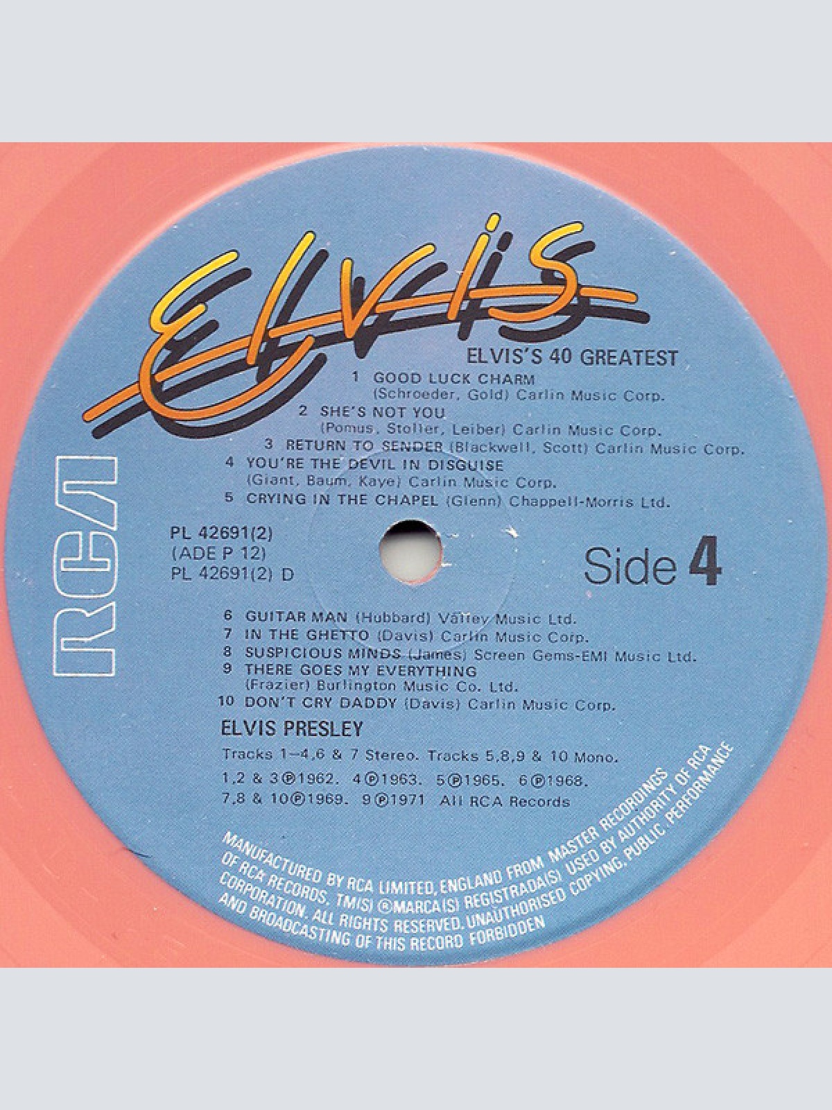 Vinyl / Elvis Presley - Elvis's 40 Greatest