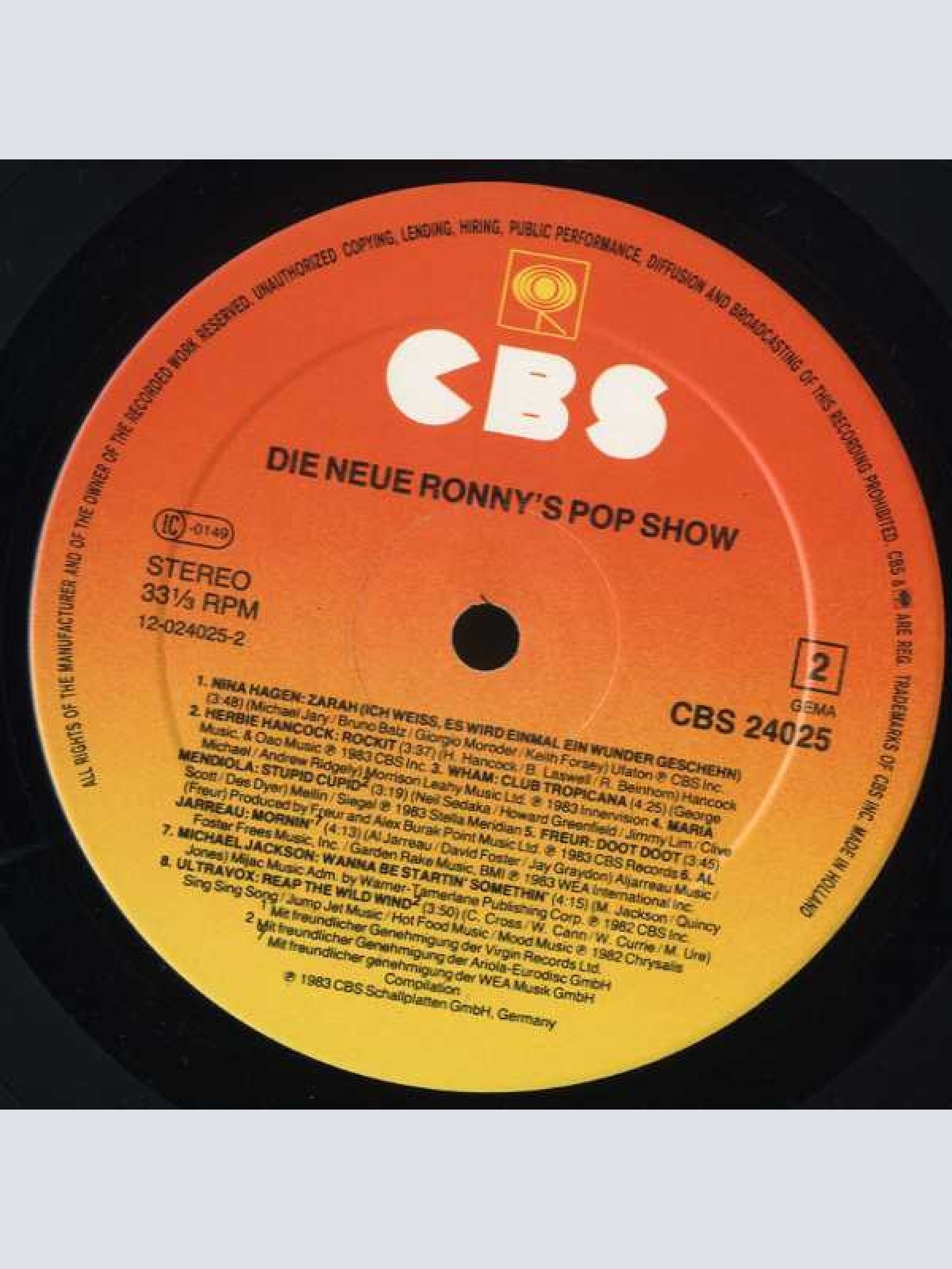 Vinyl / Various - Die Neue Ronny's Pop Show