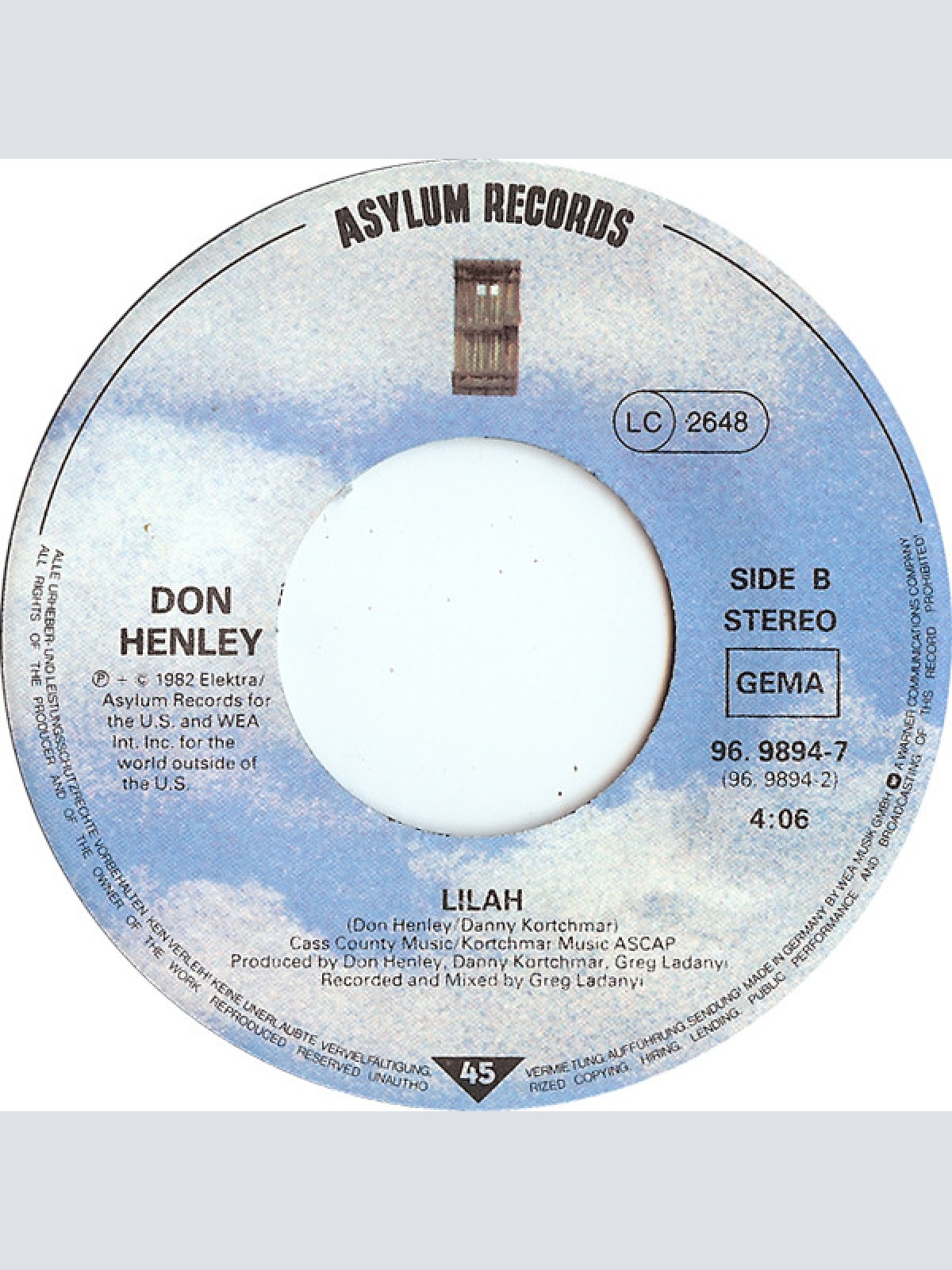 Vinyl / Don Henley - Dirty Laundry