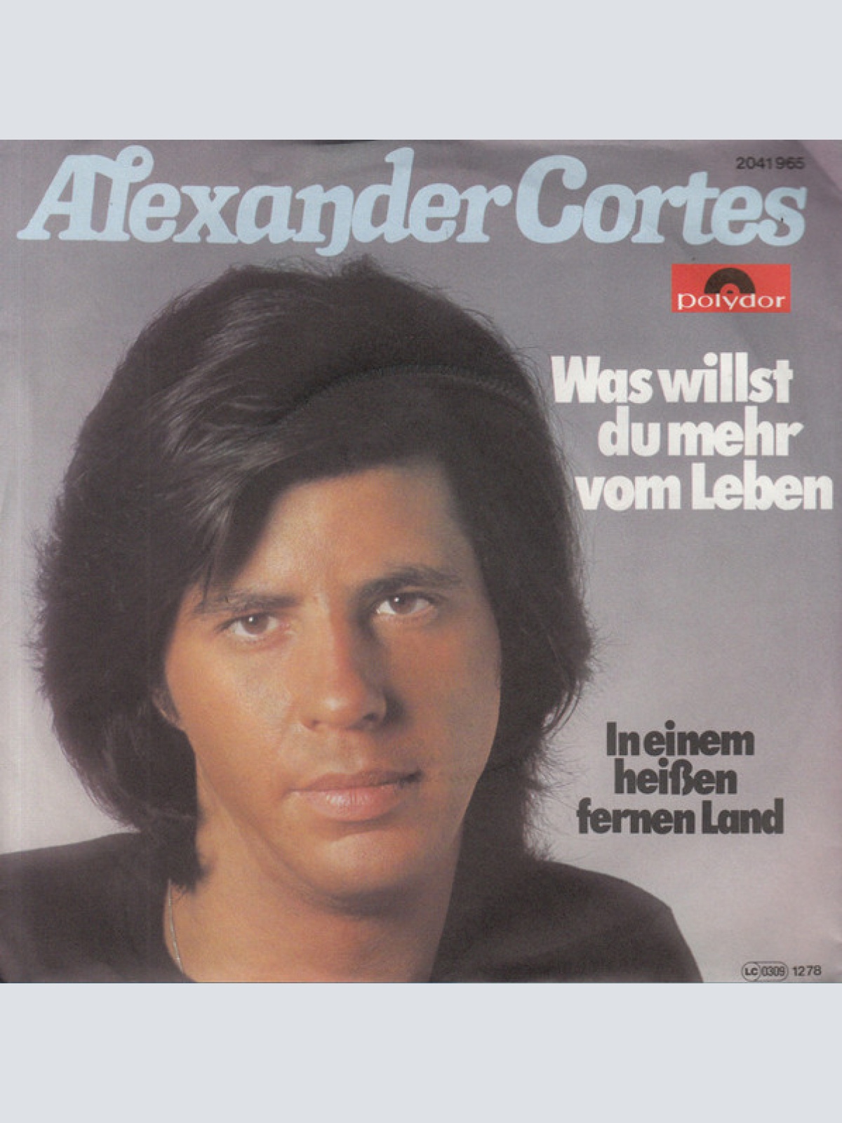 Vinyl / Alexander Cortes - Was Willst Du Mehr Vom Leben