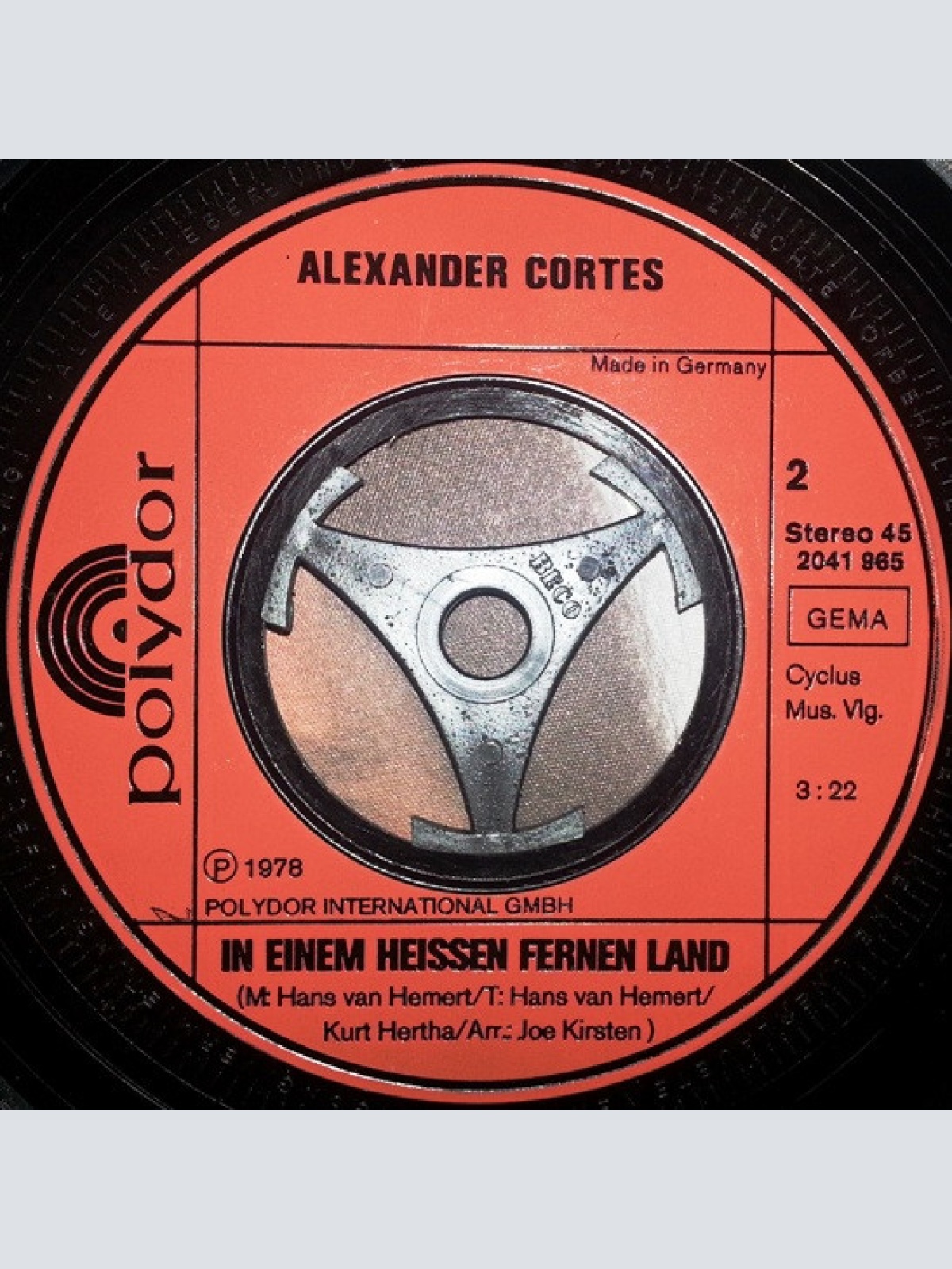 Vinyl / Alexander Cortes - Was Willst Du Mehr Vom Leben