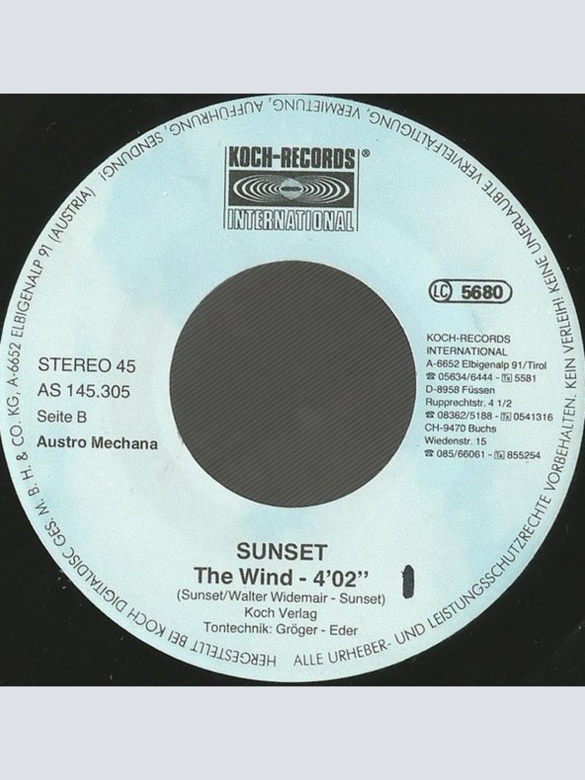 Vinyl / Sunset (28) - The Wind