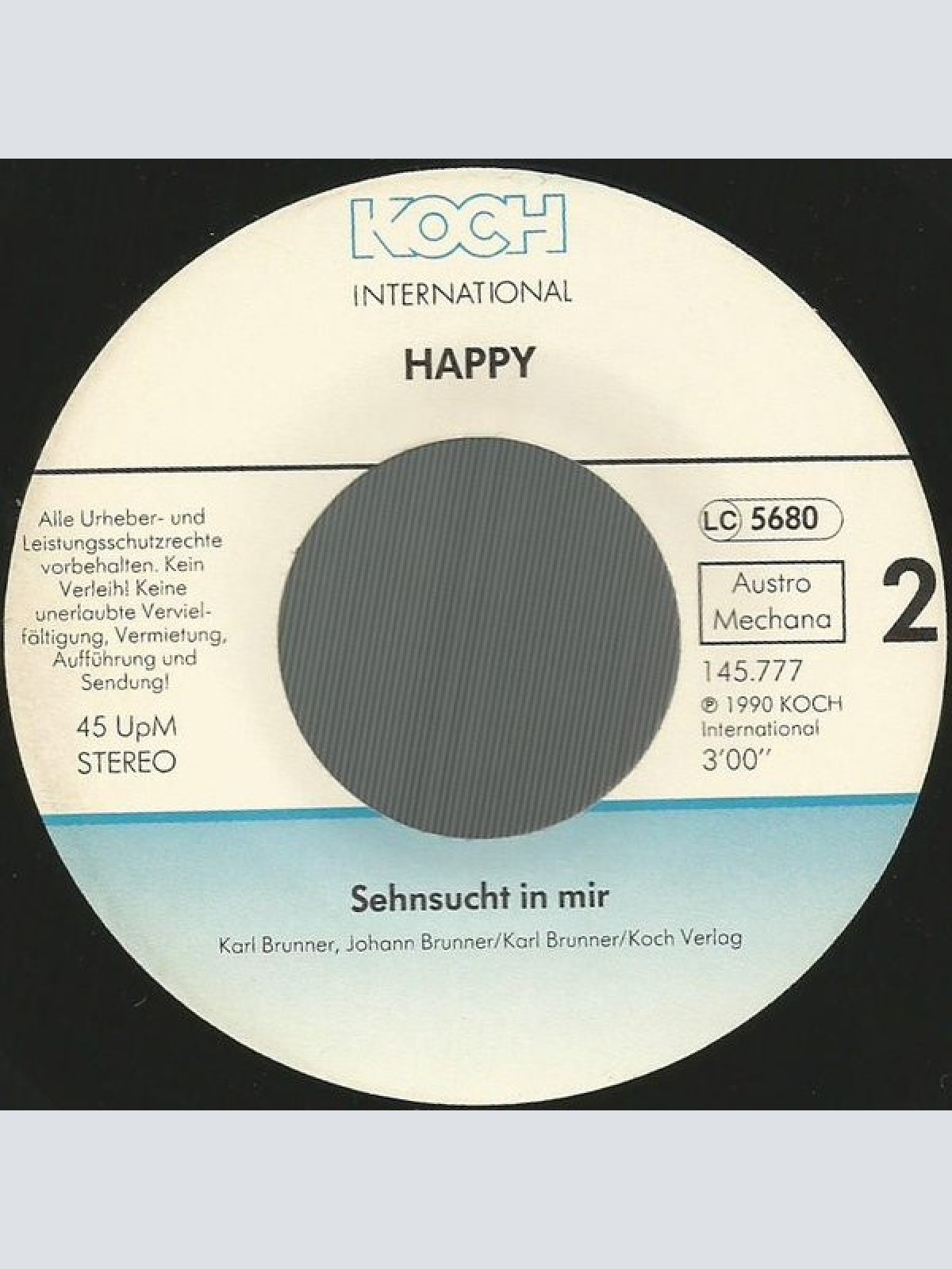 Vinyl / Happy (8) - Baby Blue