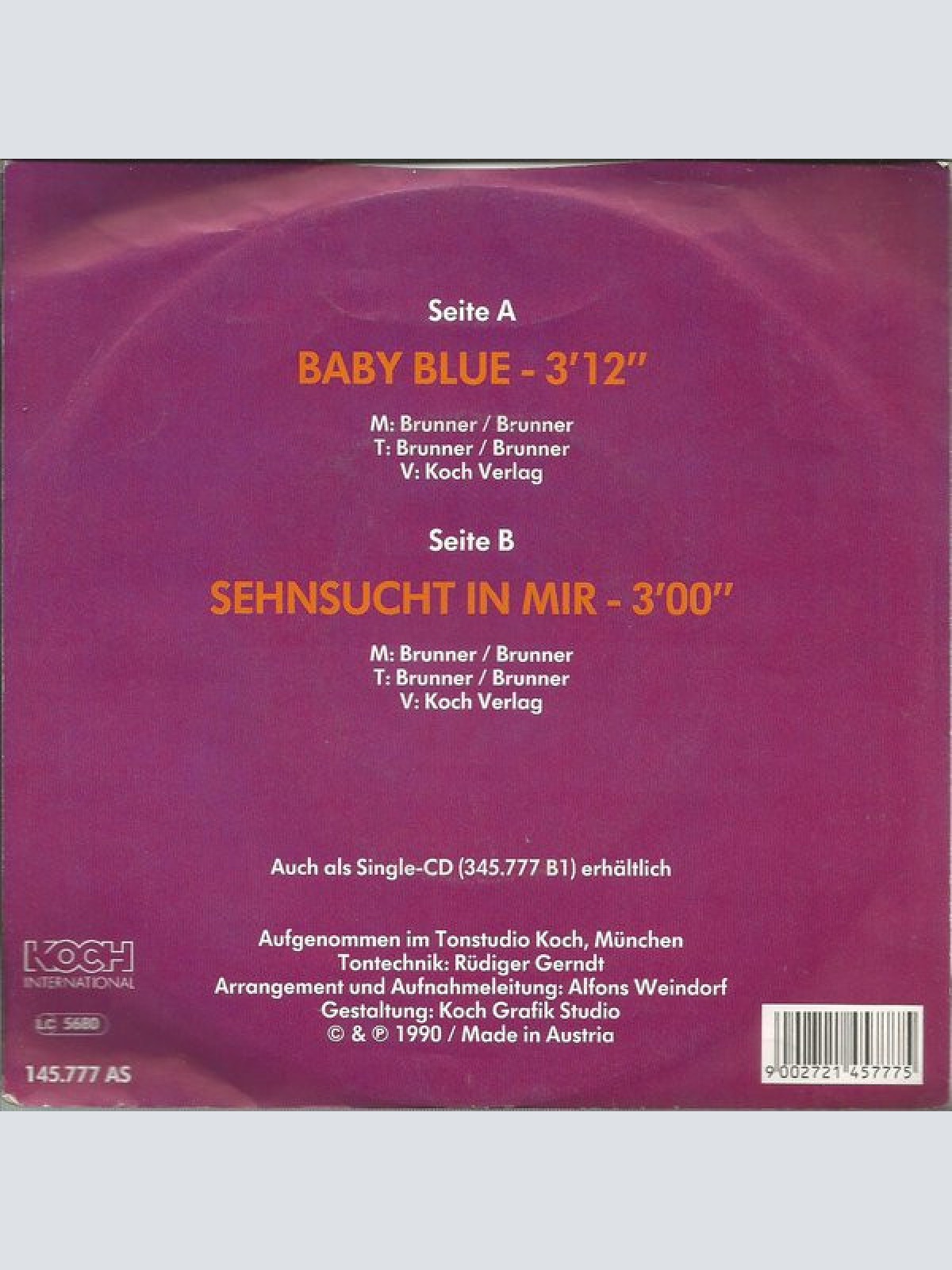 Vinyl / Happy (8) - Baby Blue