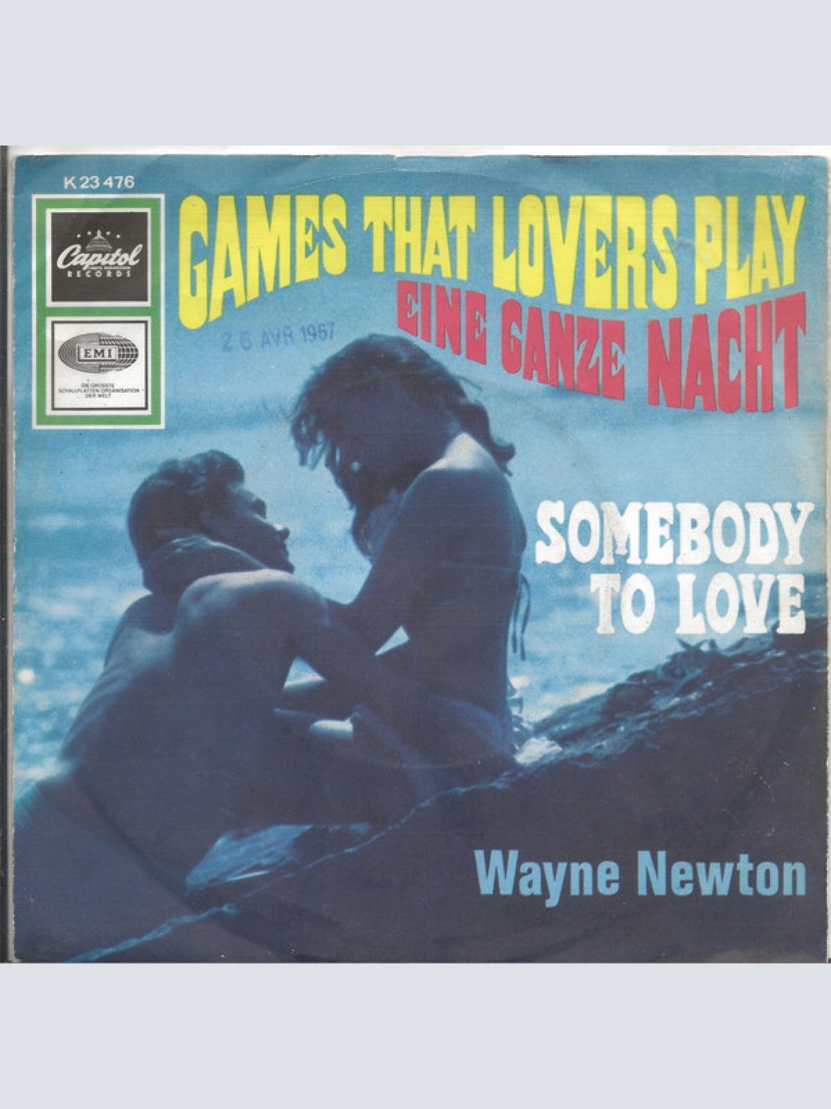 Vinyl / Wayne Newton - Games That Lovers Play / Somebody To Love