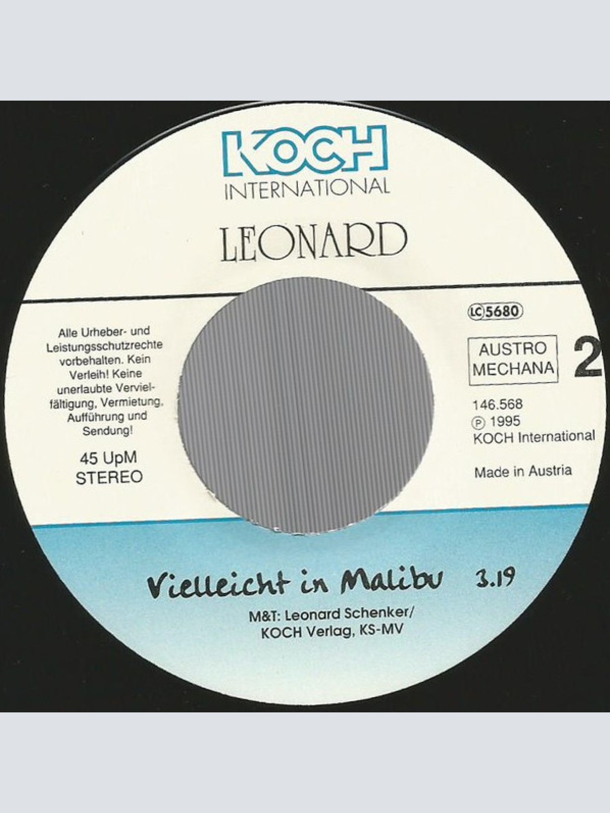 Vinyl / Leonard - Ein Kleines Lied