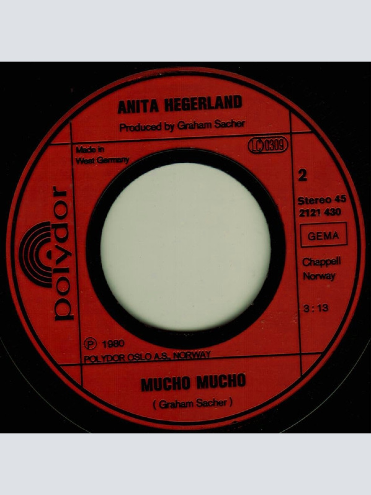 Vinyl / Anita Hegerland - It's Too Late