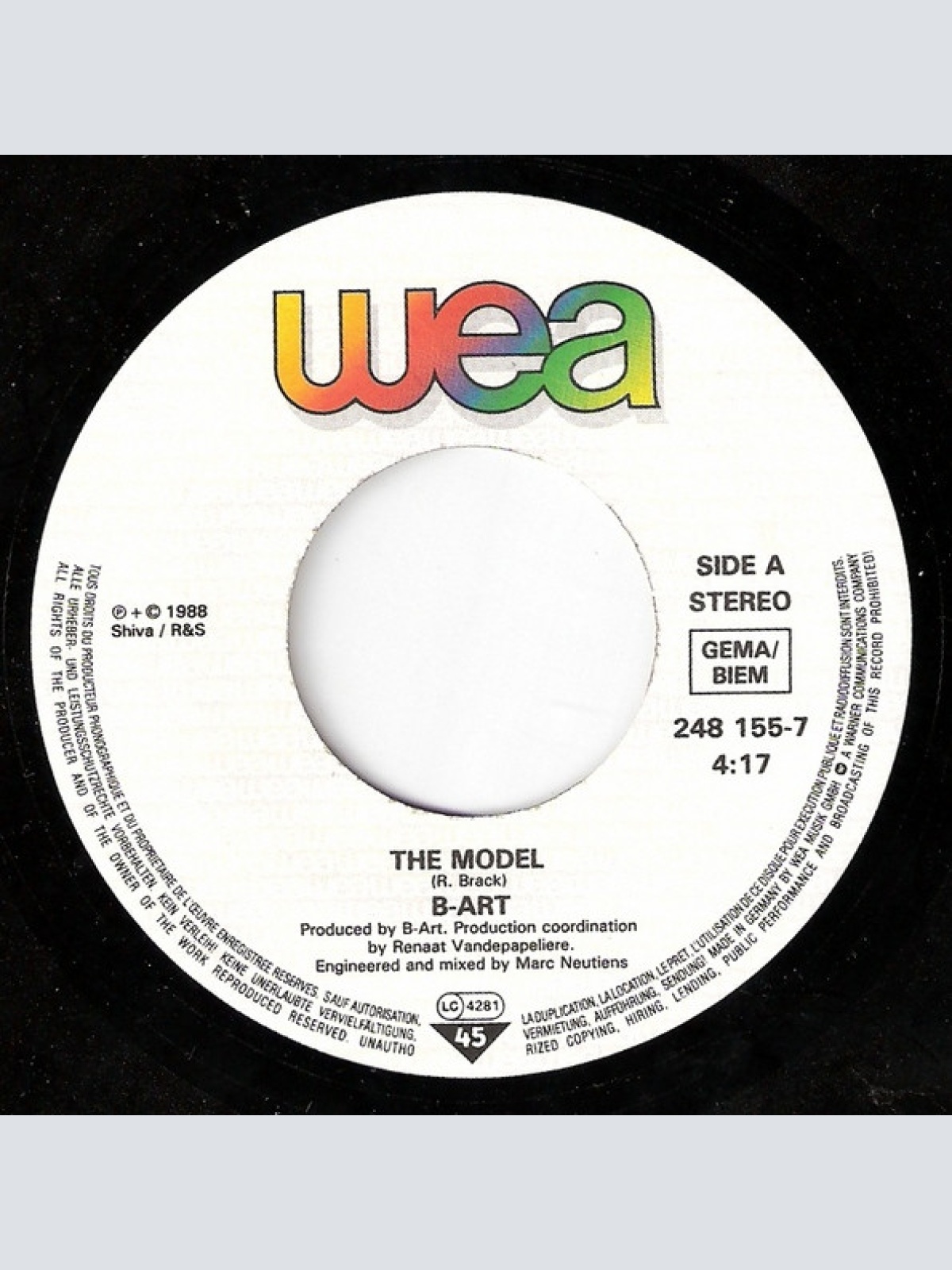 Vinyl / B-Art - The Model