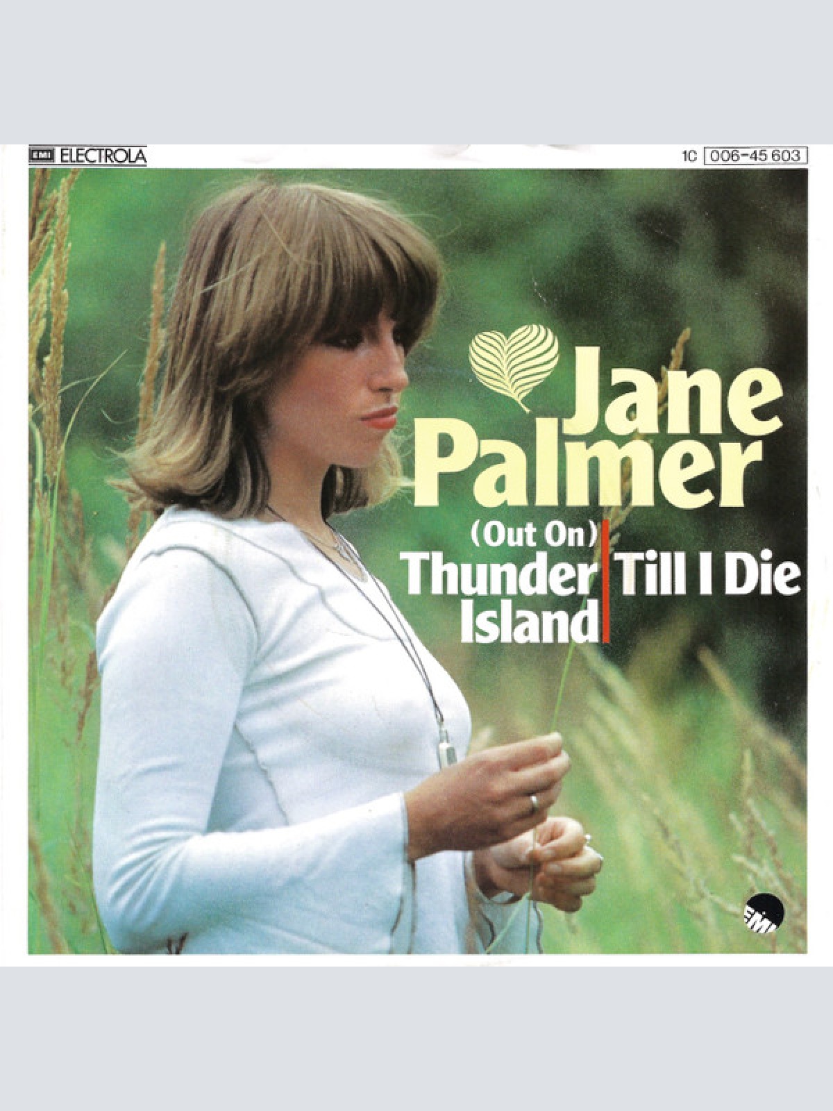 Vinyl / Jane Palmer - (Out On) Thunder Island / Till I Die