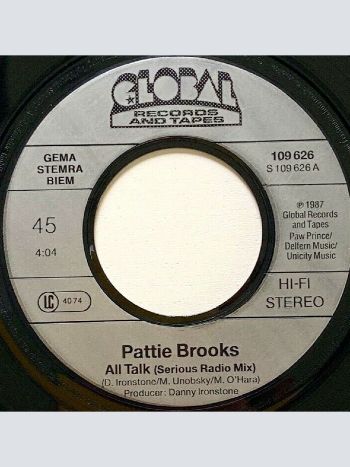 Vinyl / Pattie Brooks - All Talk