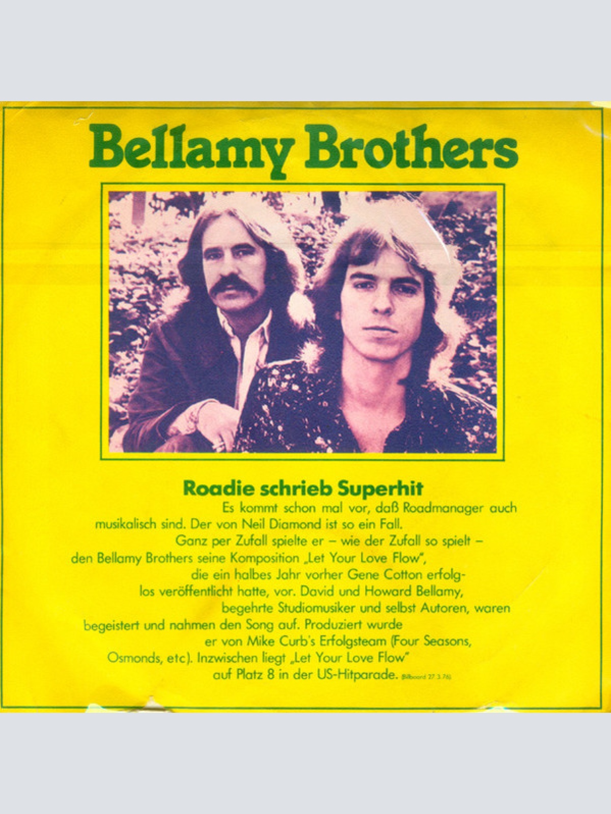 Vinyl / Bellamy Brothers - Let Your Love Flow
