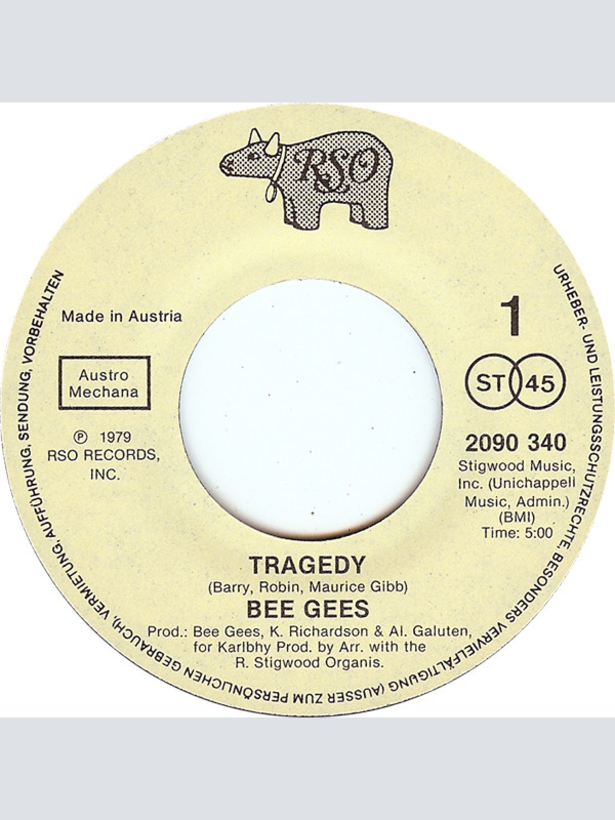 Vinyl / Bee Gees - Tragedy