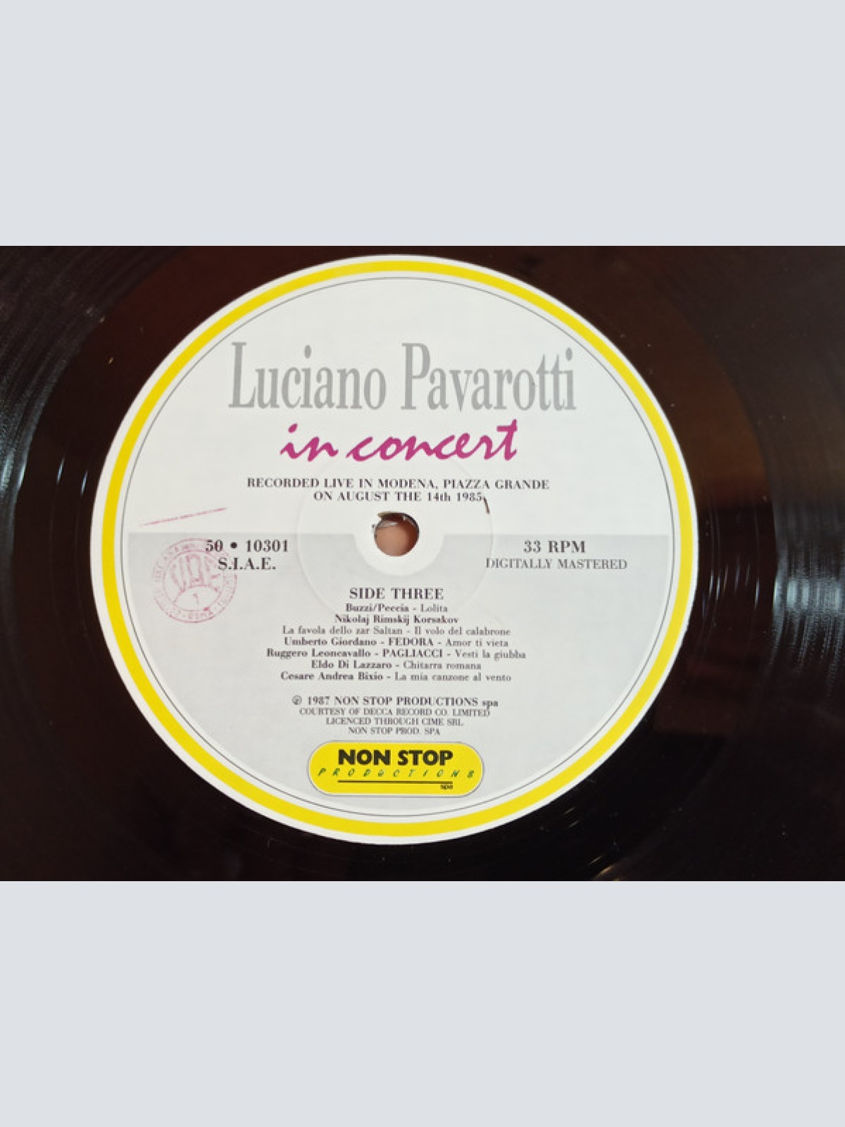Vinyl / Luciano Pavarotti - Luciano Pavarotti In Concert