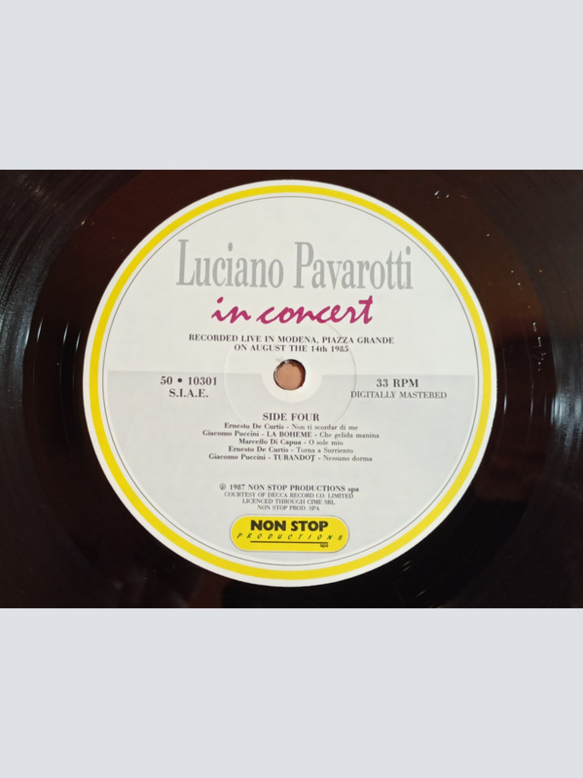 Vinyl / Luciano Pavarotti - Luciano Pavarotti In Concert