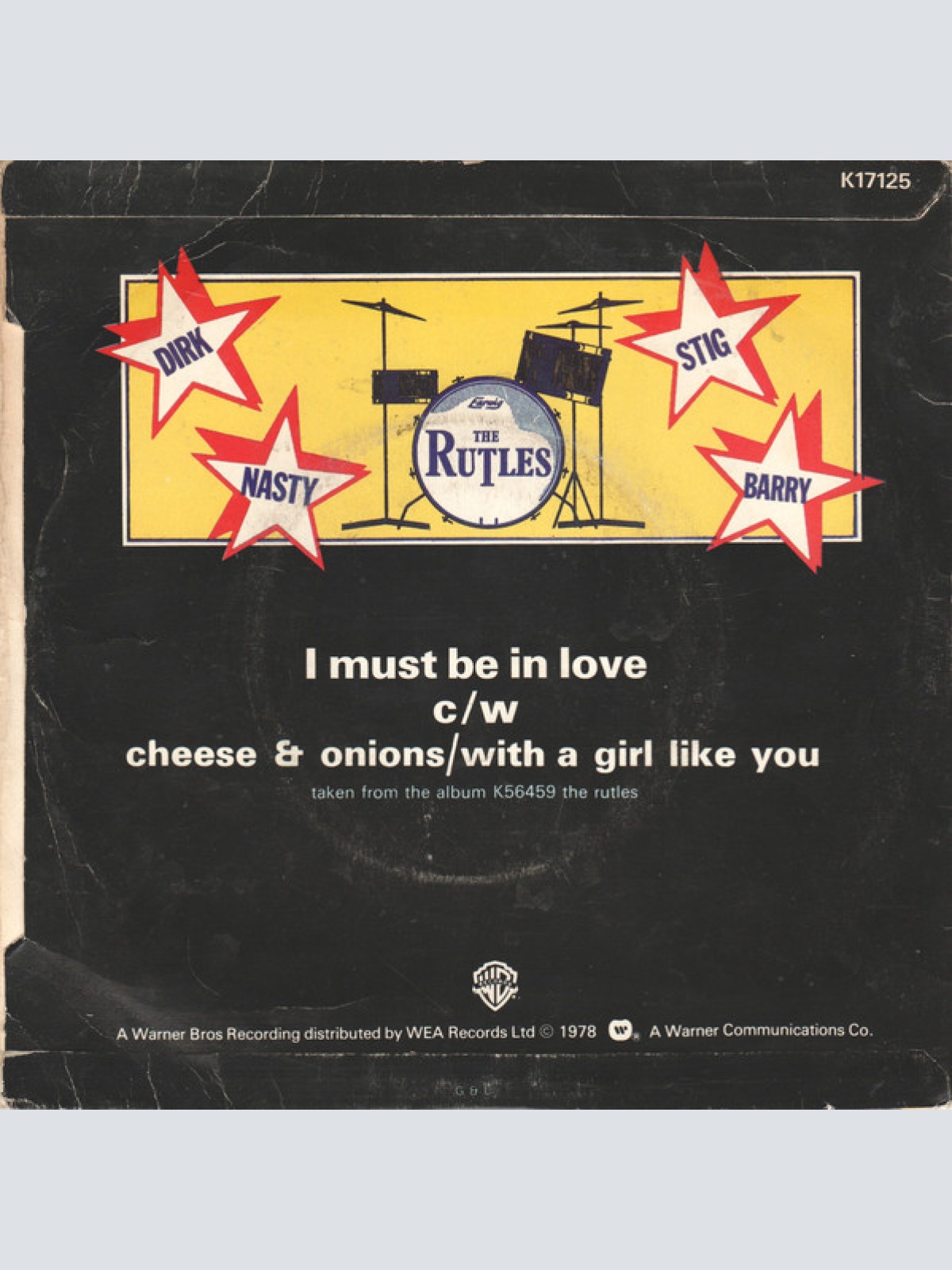 Vinyl / The Rutles - I Must Be In Love / Cheese & Onions / With A Girl Like You