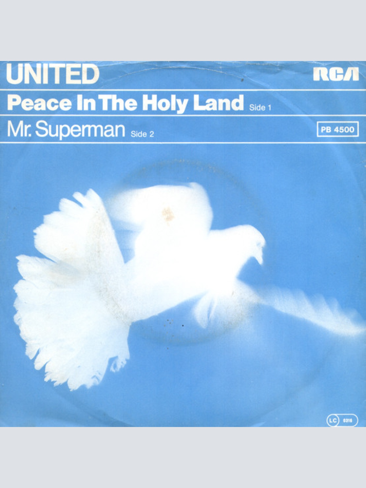 Vinyl / United (8) - Peace In The Holy Land