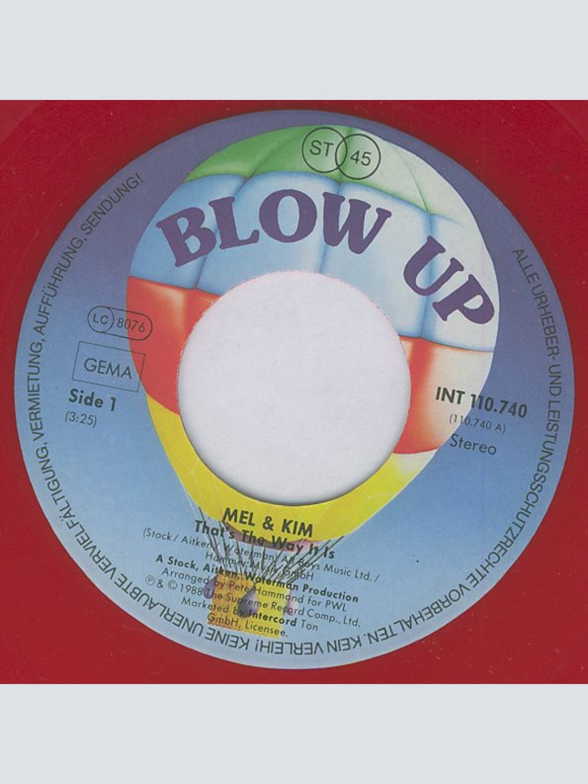 Vinyl / Mel & Kim - That's The Way It Is