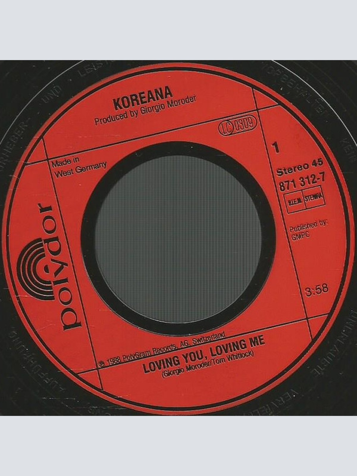 Vinyl / Koreana - Loving You, Loving Me