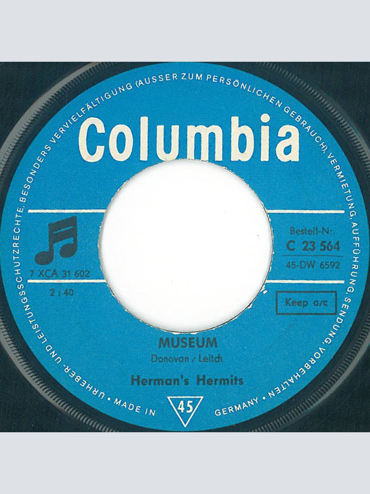 Vinyl / Herman's Hermits - Museum