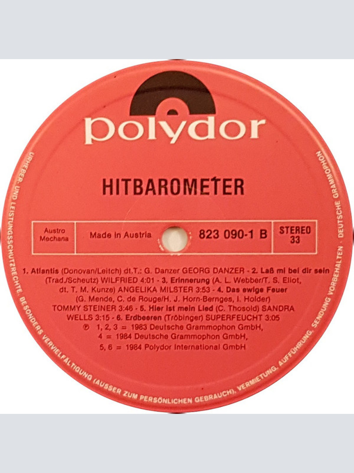 Vinyl / Various - Hit Barometer