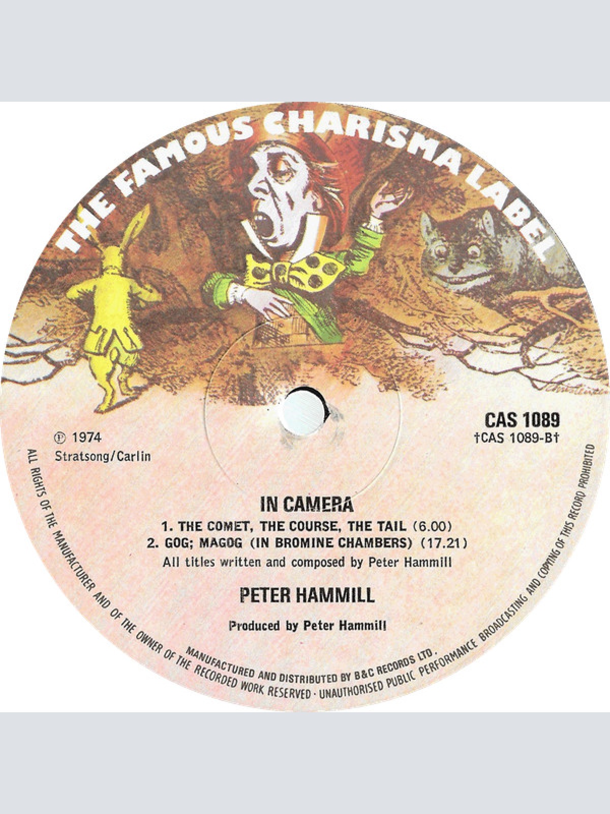 Vinyl / Peter Hammill - In Camera