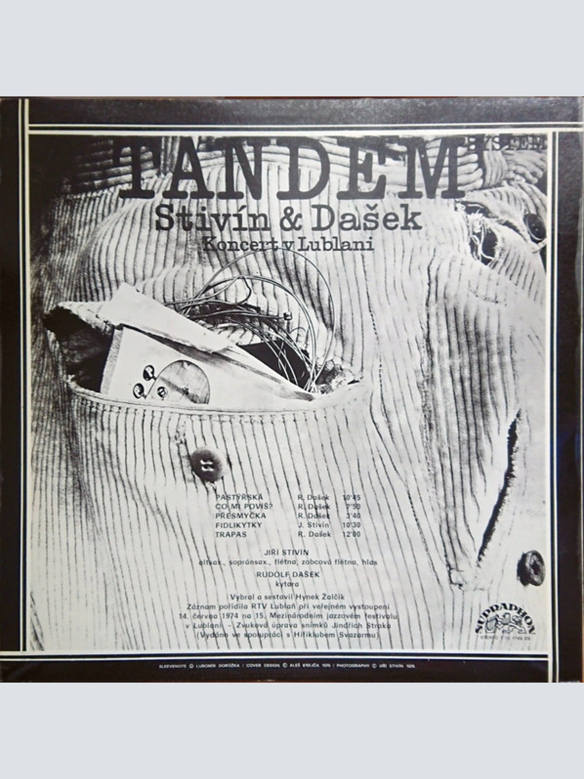 Vinyl / System Tandem Stivín & Dašek - Koncert V Lublani