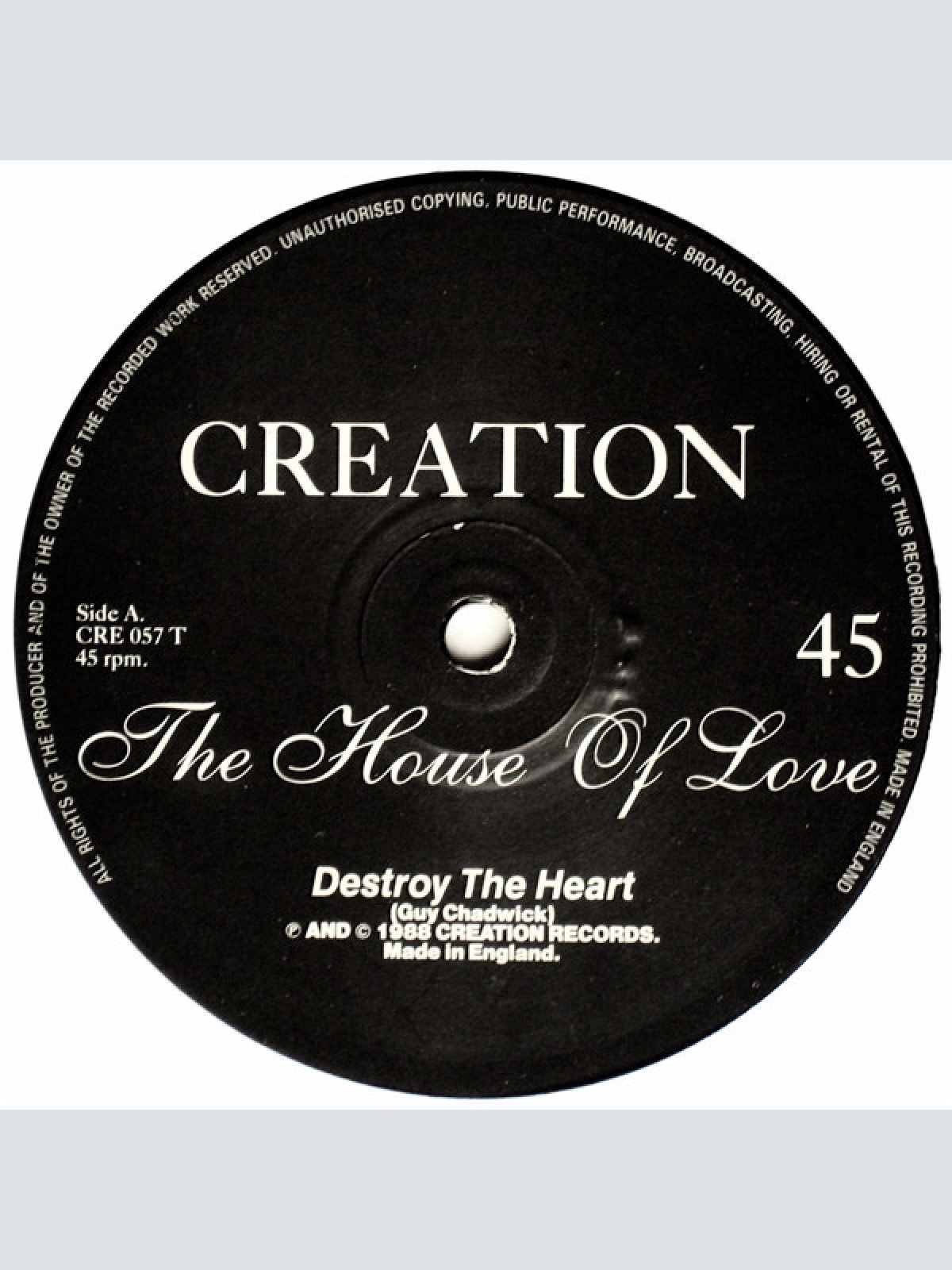 Vinyl / The House Of Love - Destroy The Heart