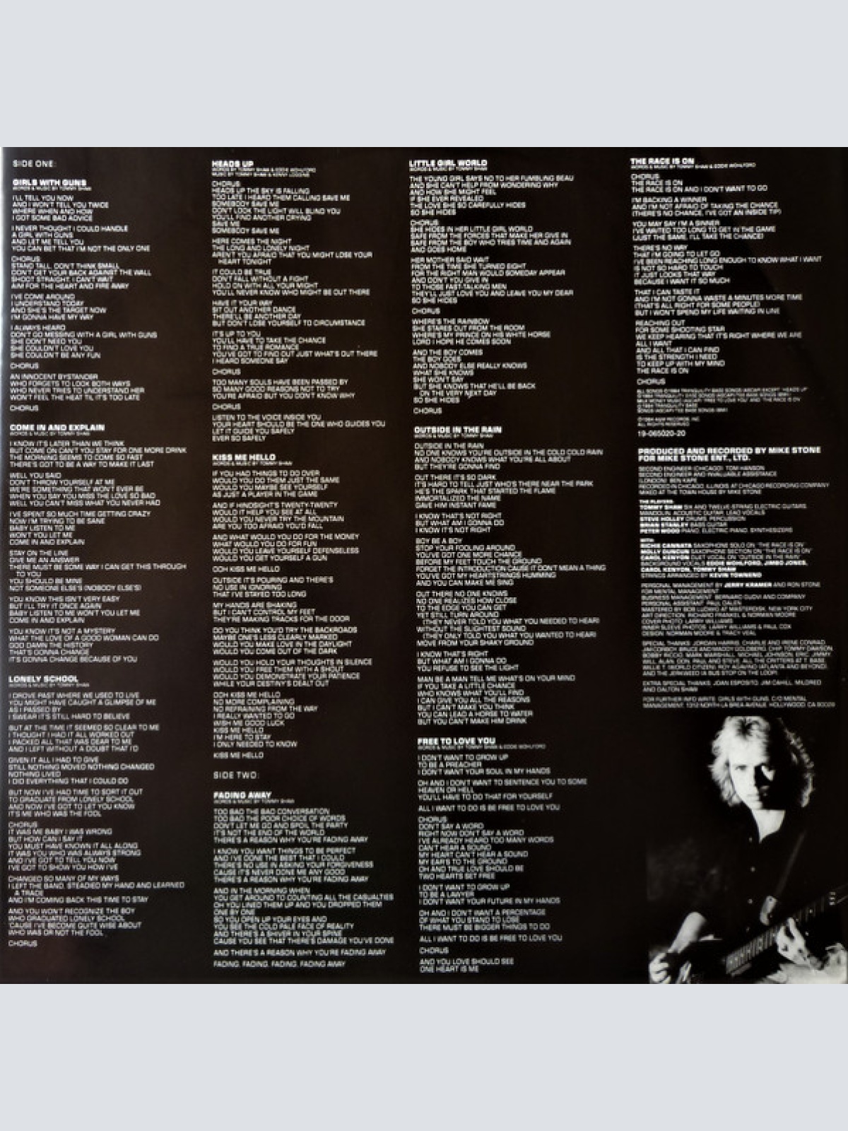 Vinyl / Tommy Shaw - Girls With Guns