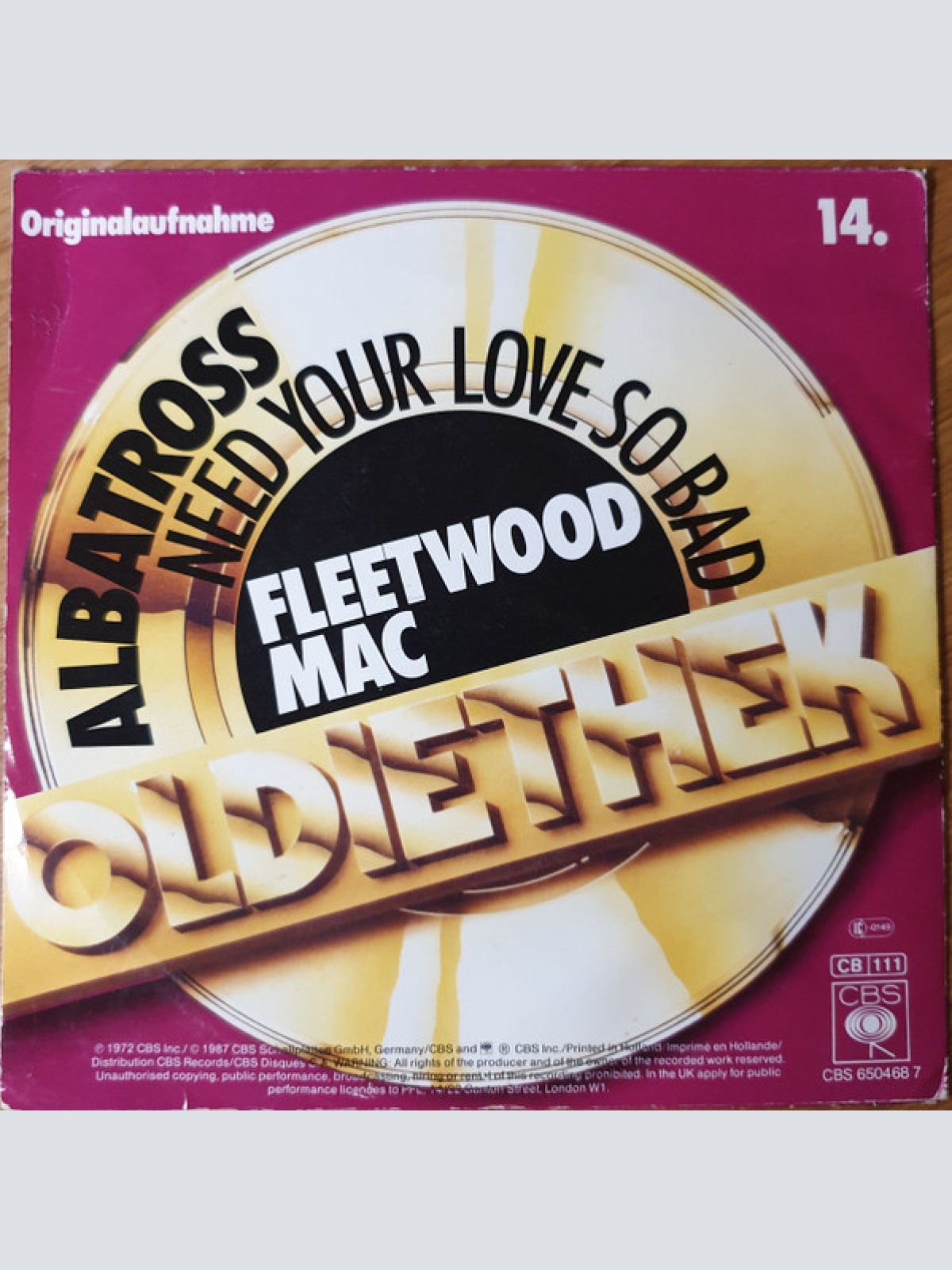 Vinyl / Fleetwood Mac - Albatross / Need Your Love So Bad